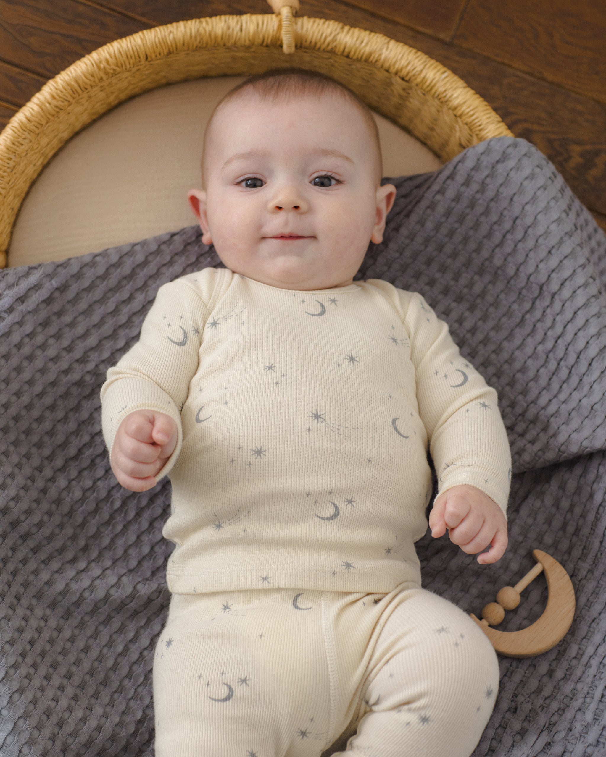 Ribbed Tee + Legging Set Celestial - Rylee + Cru | Kids Clothes | Trendy Baby Clothes | Modern Infant Outfits |
