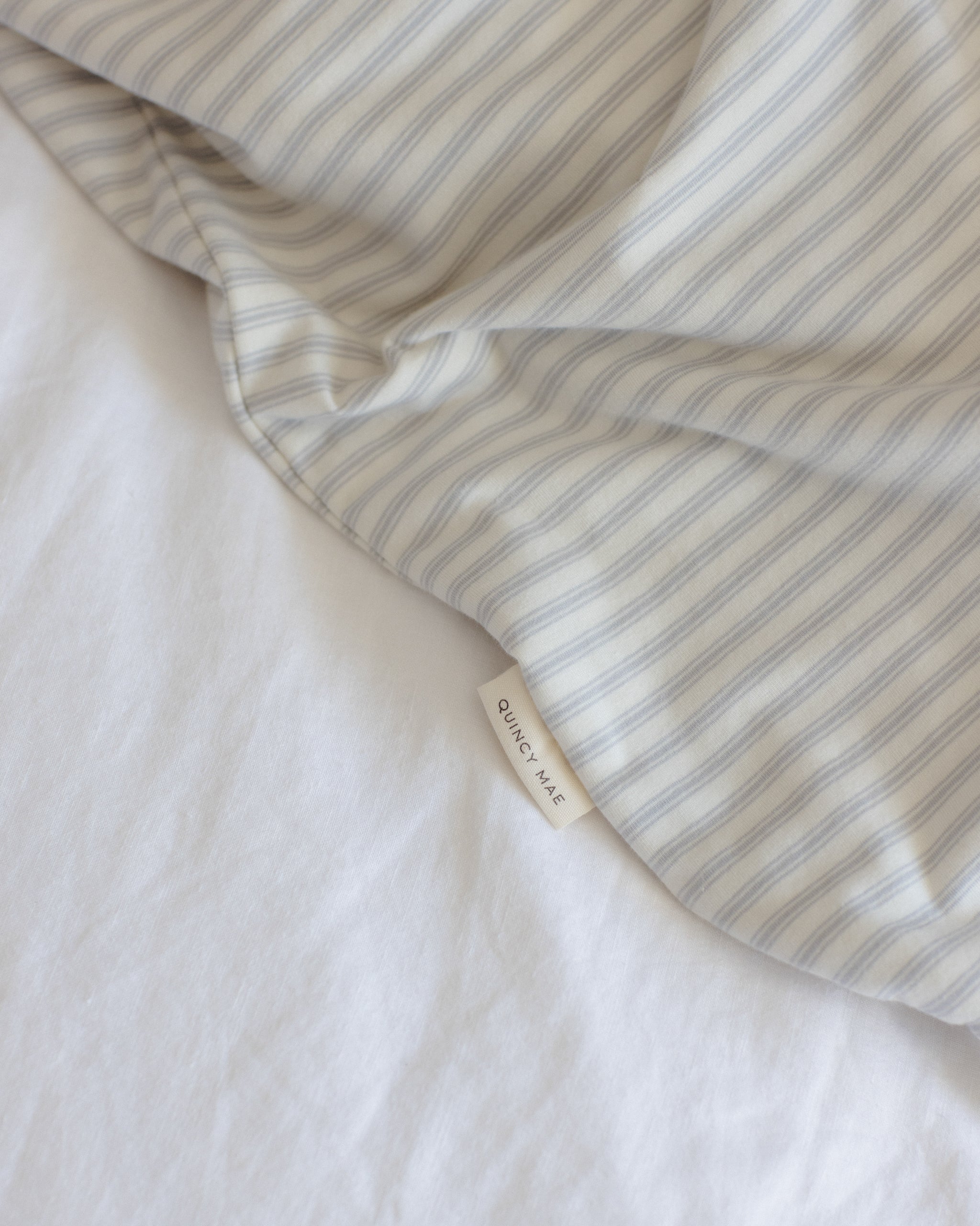 Jersey Sleep Bag Cloud Stripe - Rylee + Cru | Kids Clothes | Trendy Baby Clothes | Modern Infant Outfits |