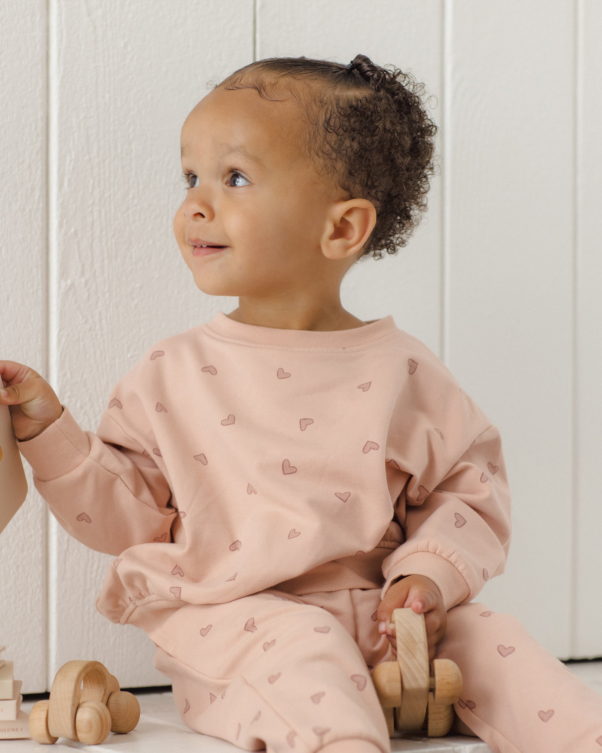 Relaxed Sweatpant Hearts - Rylee + Cru | Kids Clothes | Trendy Baby Clothes | Modern Infant Outfits |