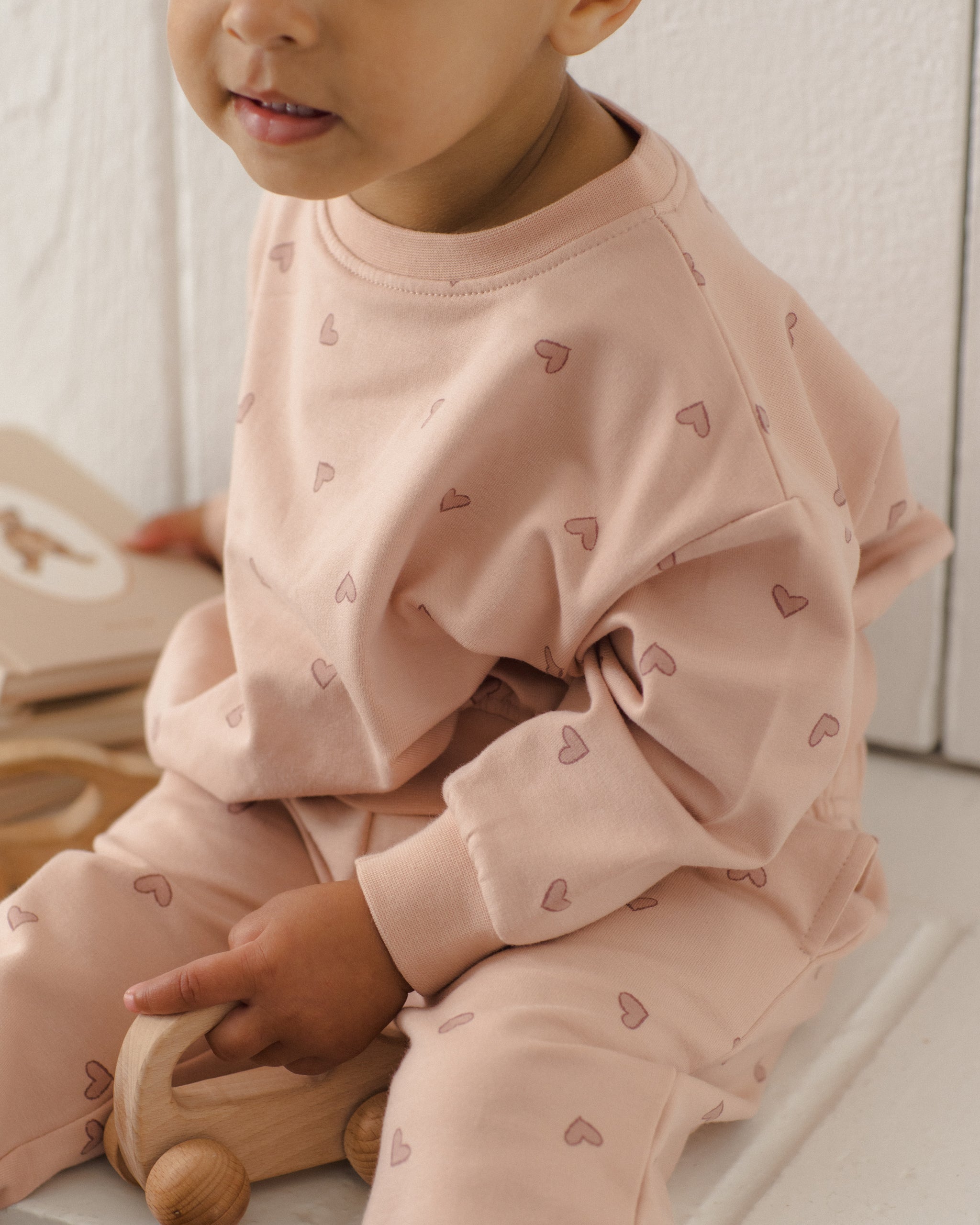 Relaxed Sweatpant Hearts - Rylee + Cru | Kids Clothes | Trendy Baby Clothes | Modern Infant Outfits |