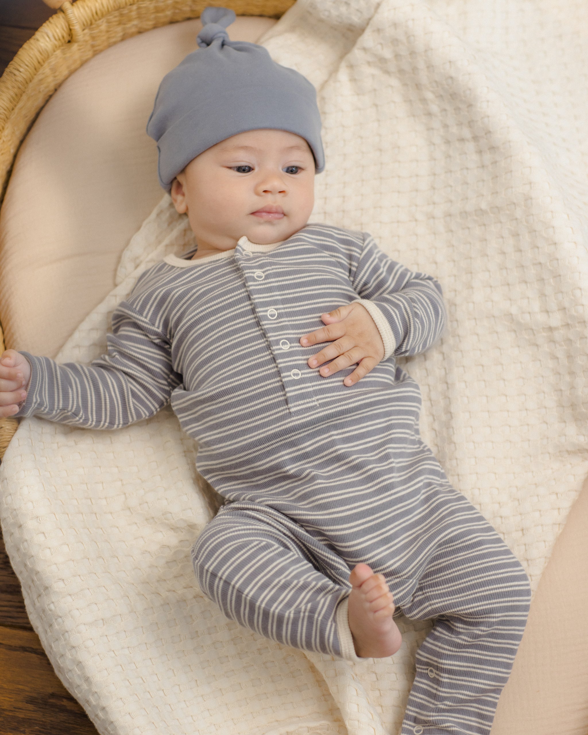 Waffle Baby Blanket Natural - Rylee + Cru | Kids Clothes | Trendy Baby Clothes | Modern Infant Outfits |