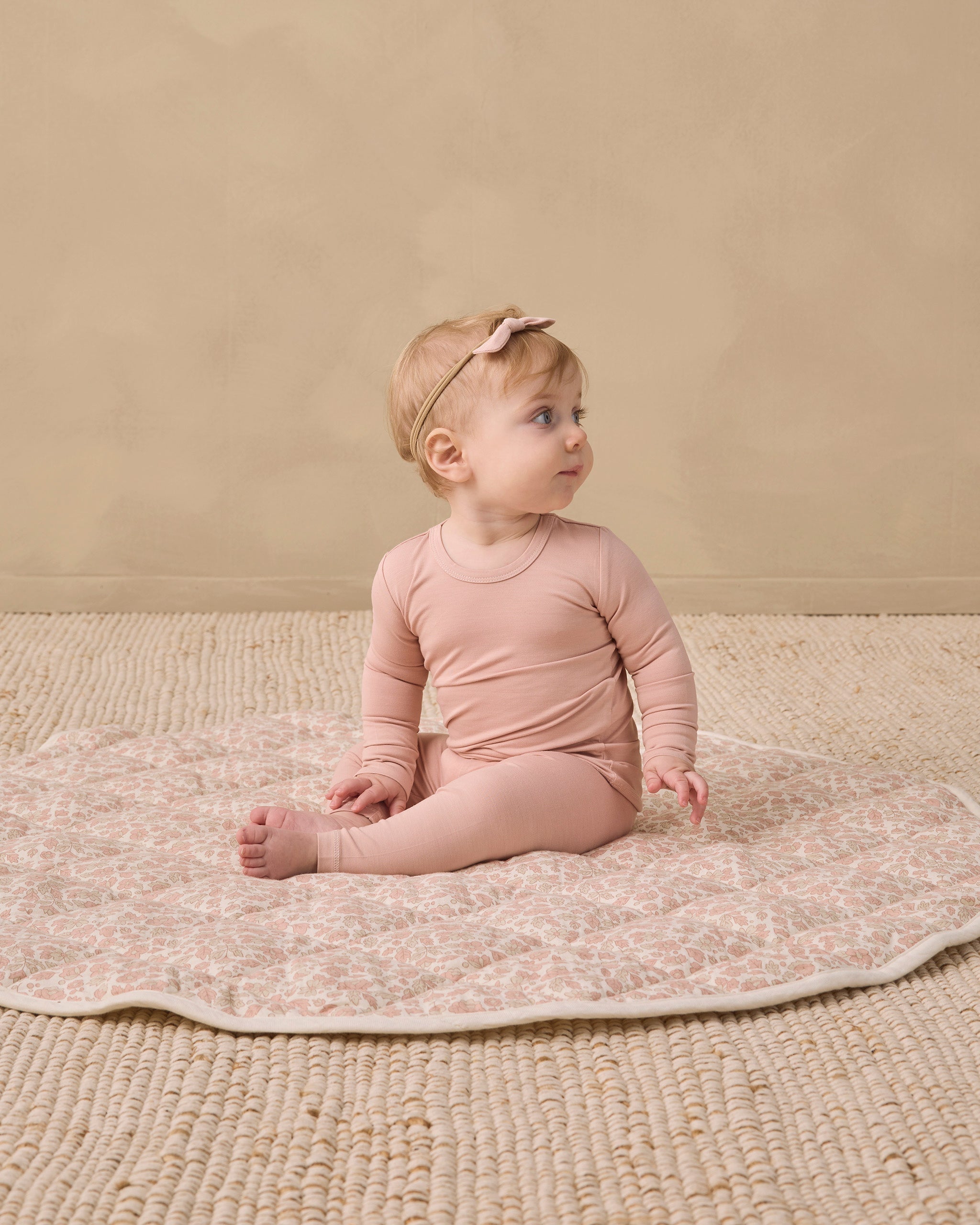 Little Knot Headband Dusty Rose - Rylee + Cru | Kids Clothes | Trendy Baby Clothes | Modern Infant Outfits |