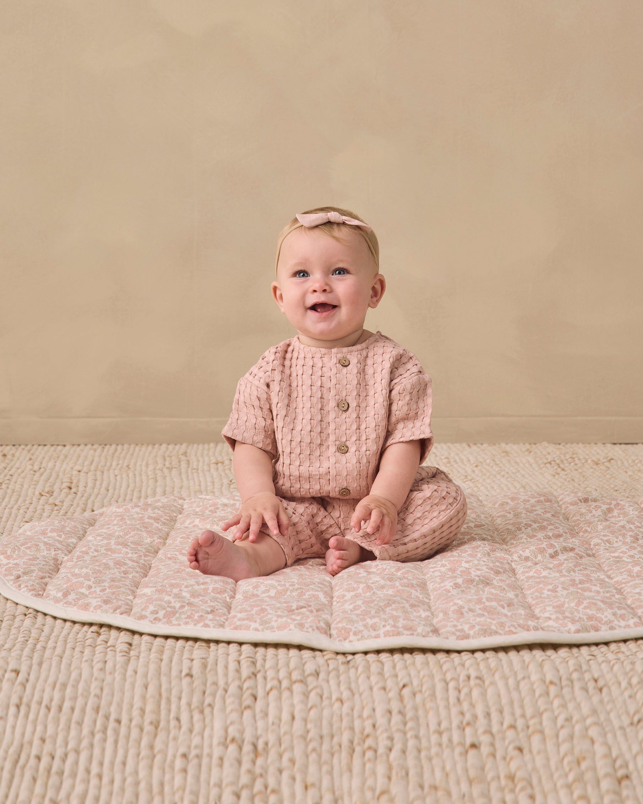 Hayes Jumpsuit Dusty Rose - Rylee + Cru | Kids Clothes | Trendy Baby Clothes | Modern Infant Outfits |