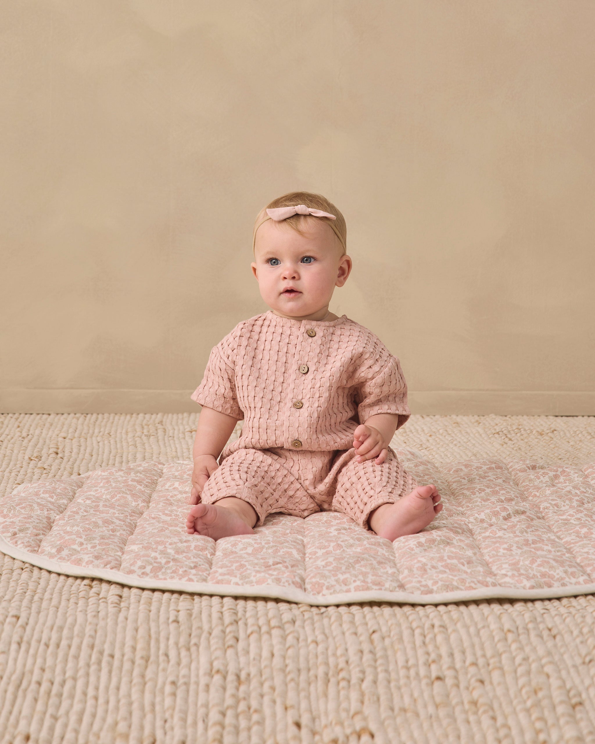 Hayes Jumpsuit Dusty Rose - Rylee + Cru | Kids Clothes | Trendy Baby Clothes | Modern Infant Outfits |