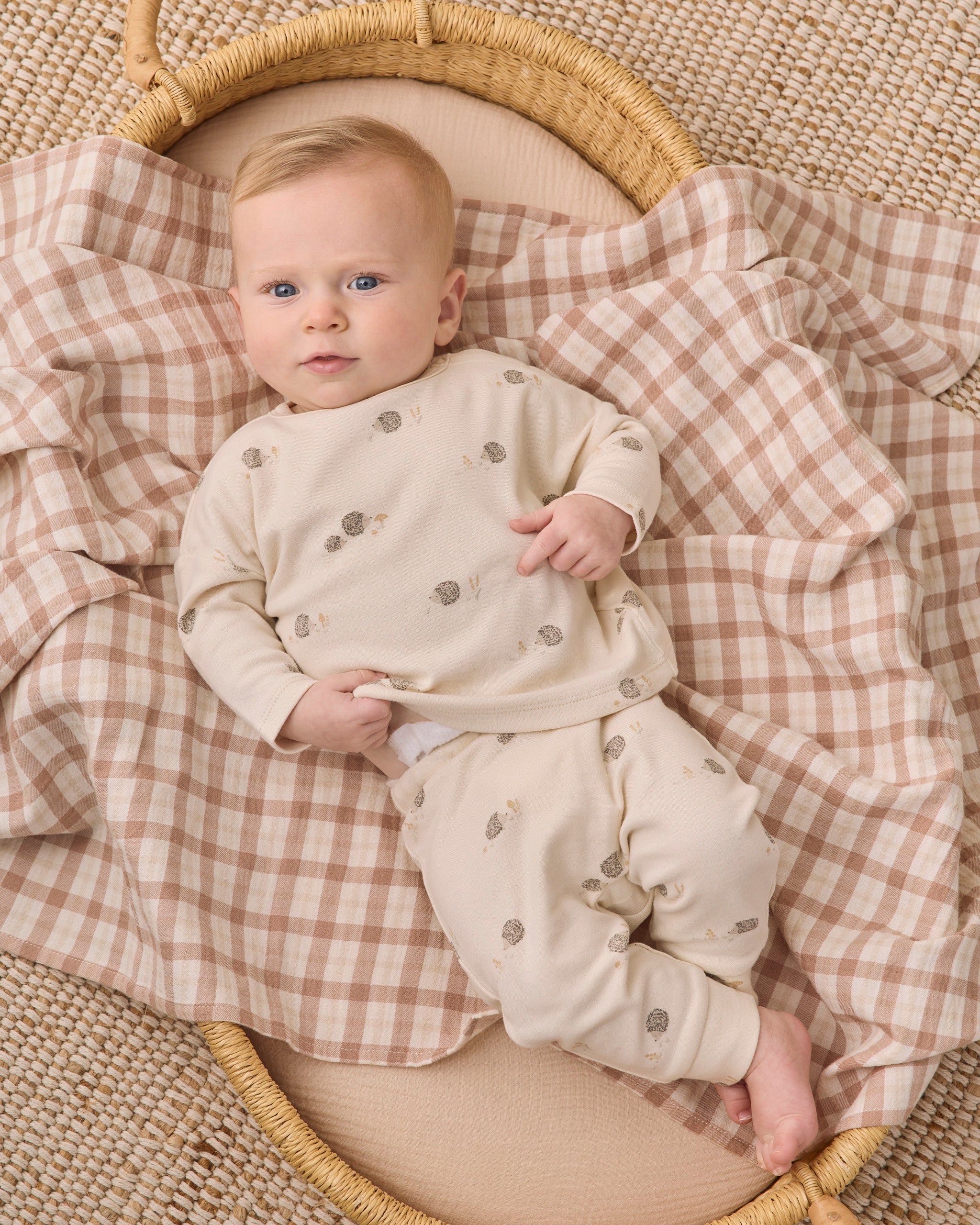 Long Sleeve Tee Hedgehog - Rylee + Cru | Kids Clothes | Trendy Baby Clothes | Modern Infant Outfits |