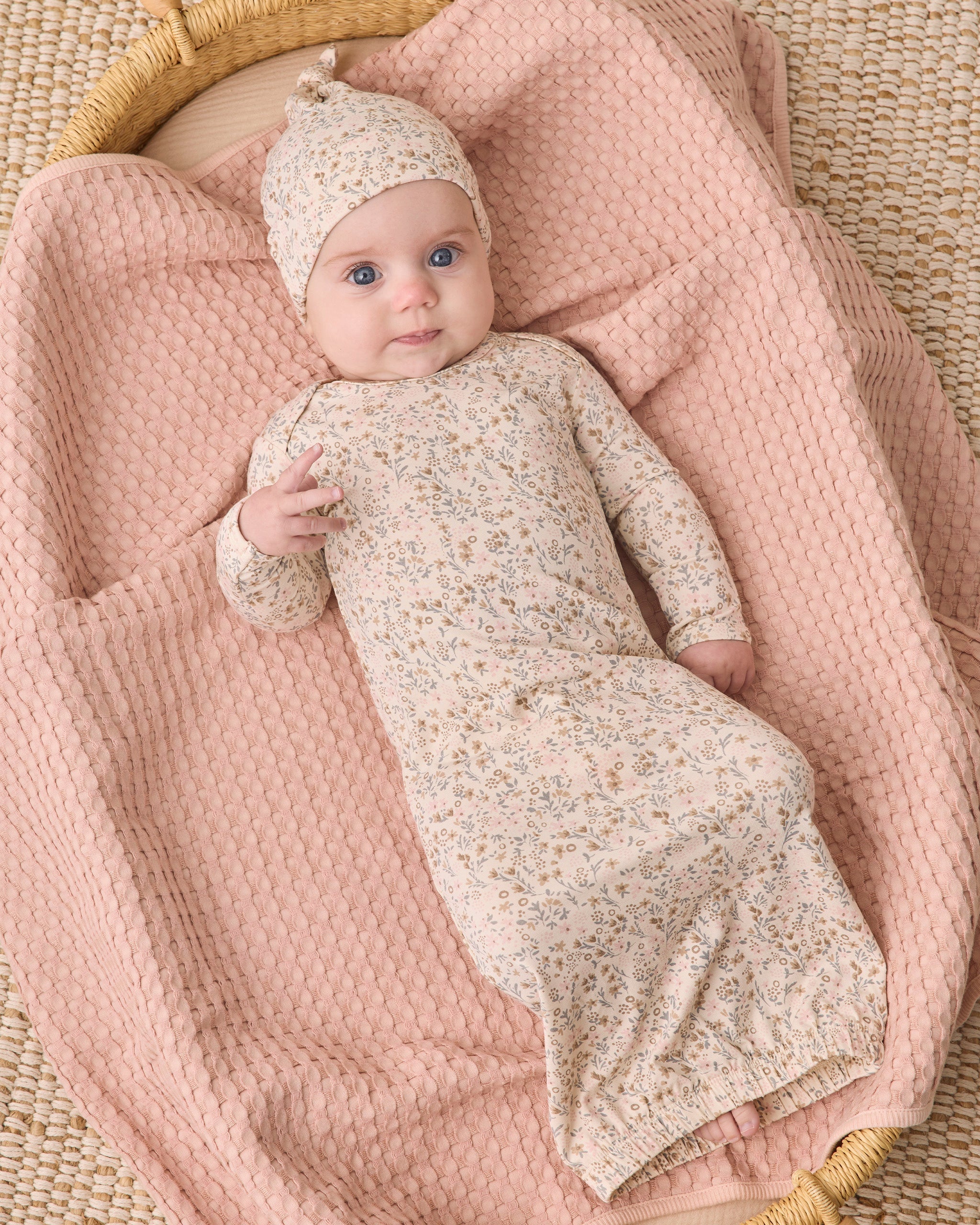 Waffle Baby Blanket Dusty-Rose - Rylee + Cru | Kids Clothes | Trendy Baby Clothes | Modern Infant Outfits |