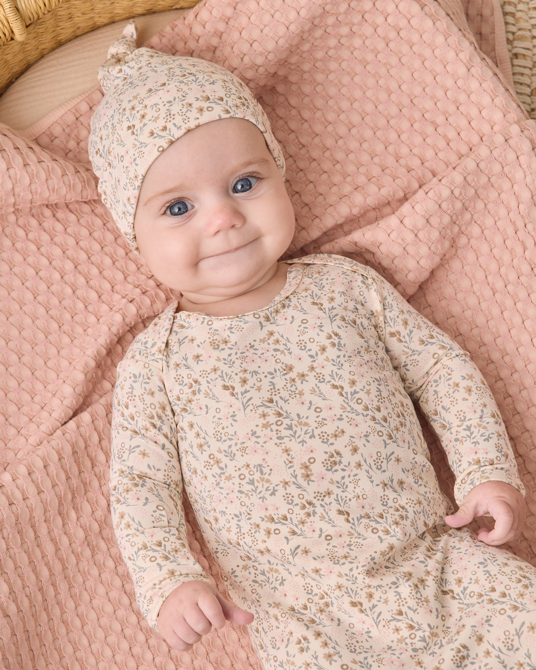 Waffle Baby Blanket Dusty-Rose - Rylee + Cru | Kids Clothes | Trendy Baby Clothes | Modern Infant Outfits |