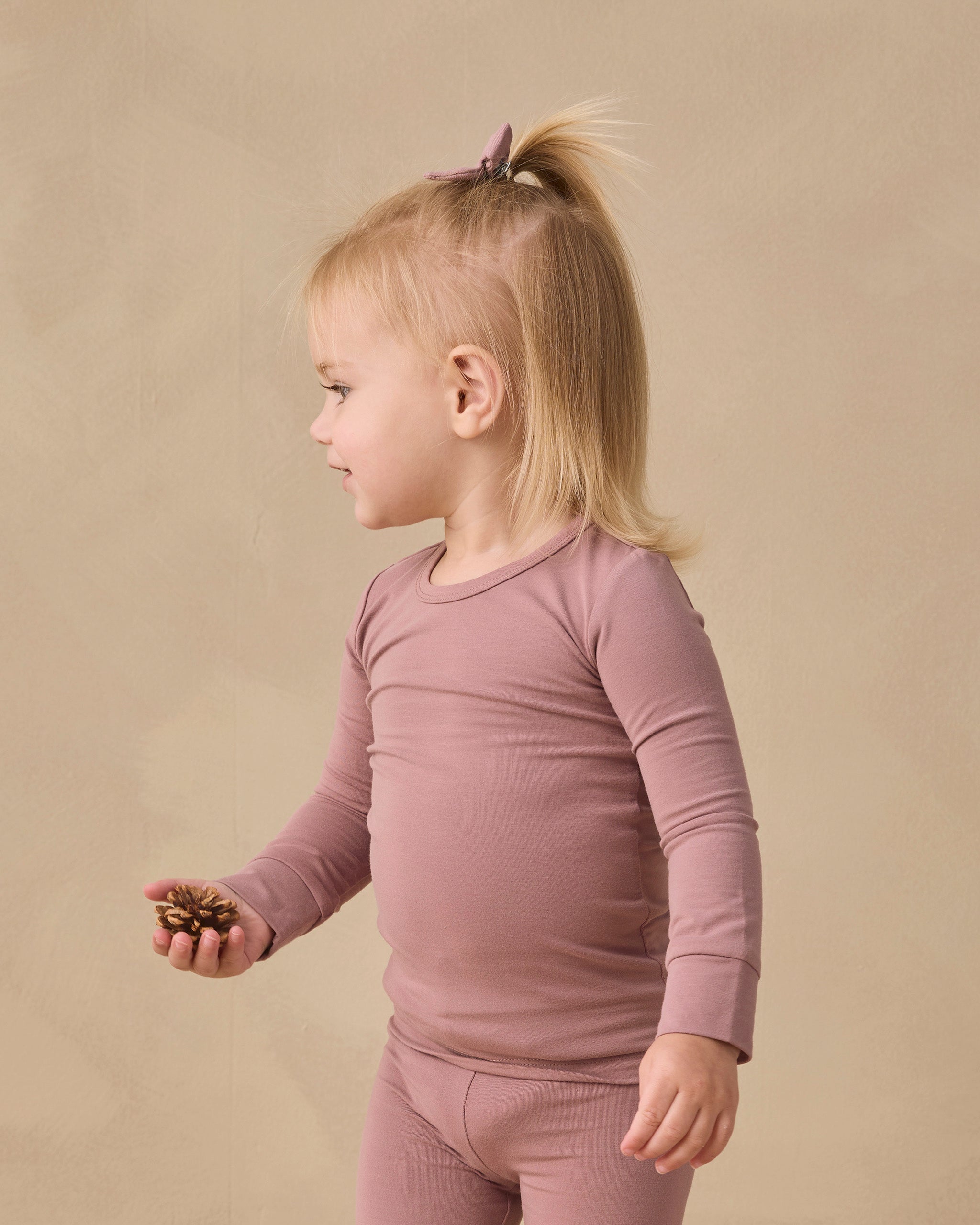 Bamboo Pajama Set Mulberry - Rylee + Cru | Kids Clothes | Trendy Baby Clothes | Modern Infant Outfits |