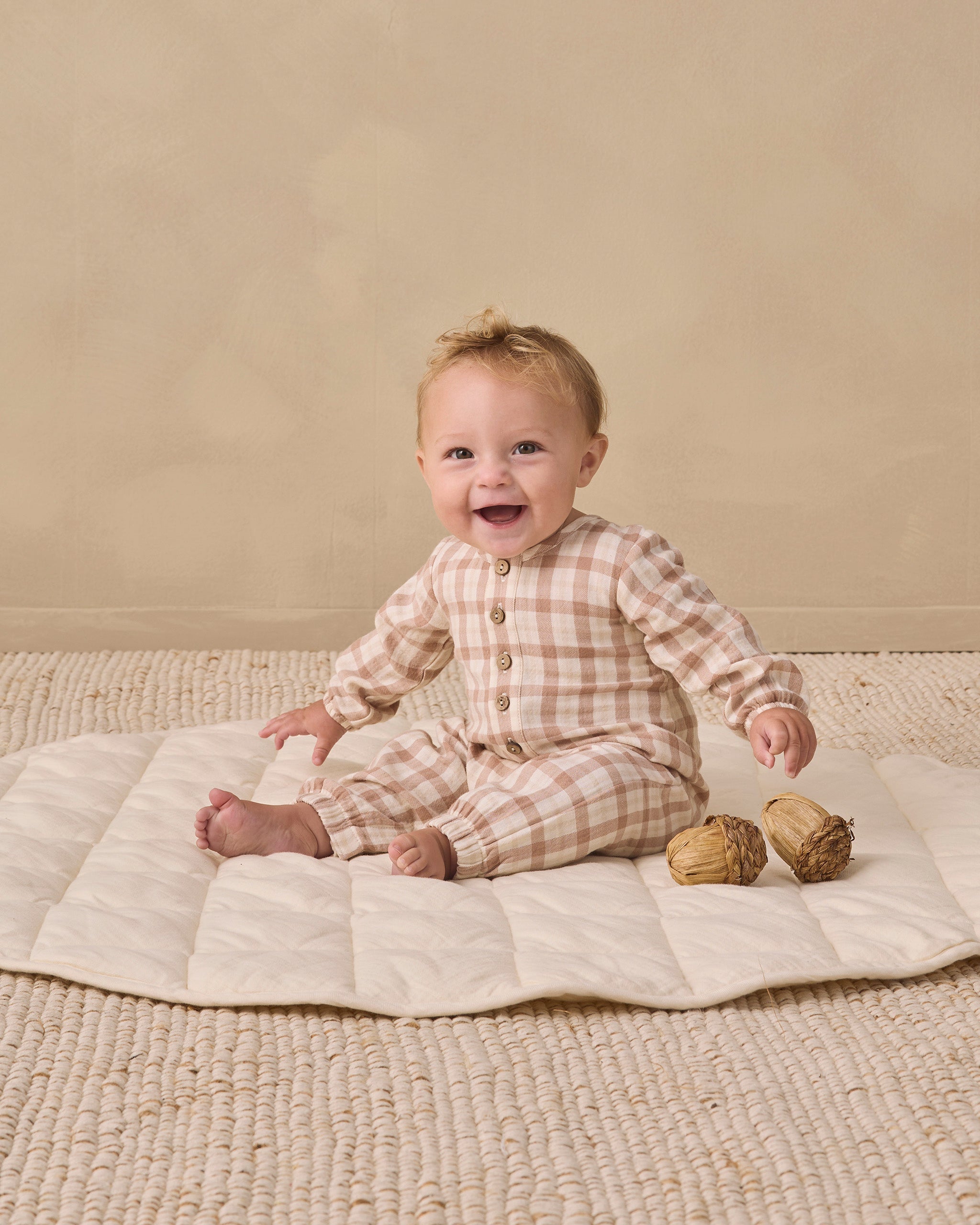Woven Jumpsuit Rustic Plaid - Rylee + Cru | Kids Clothes | Trendy Baby Clothes | Modern Infant Outfits |