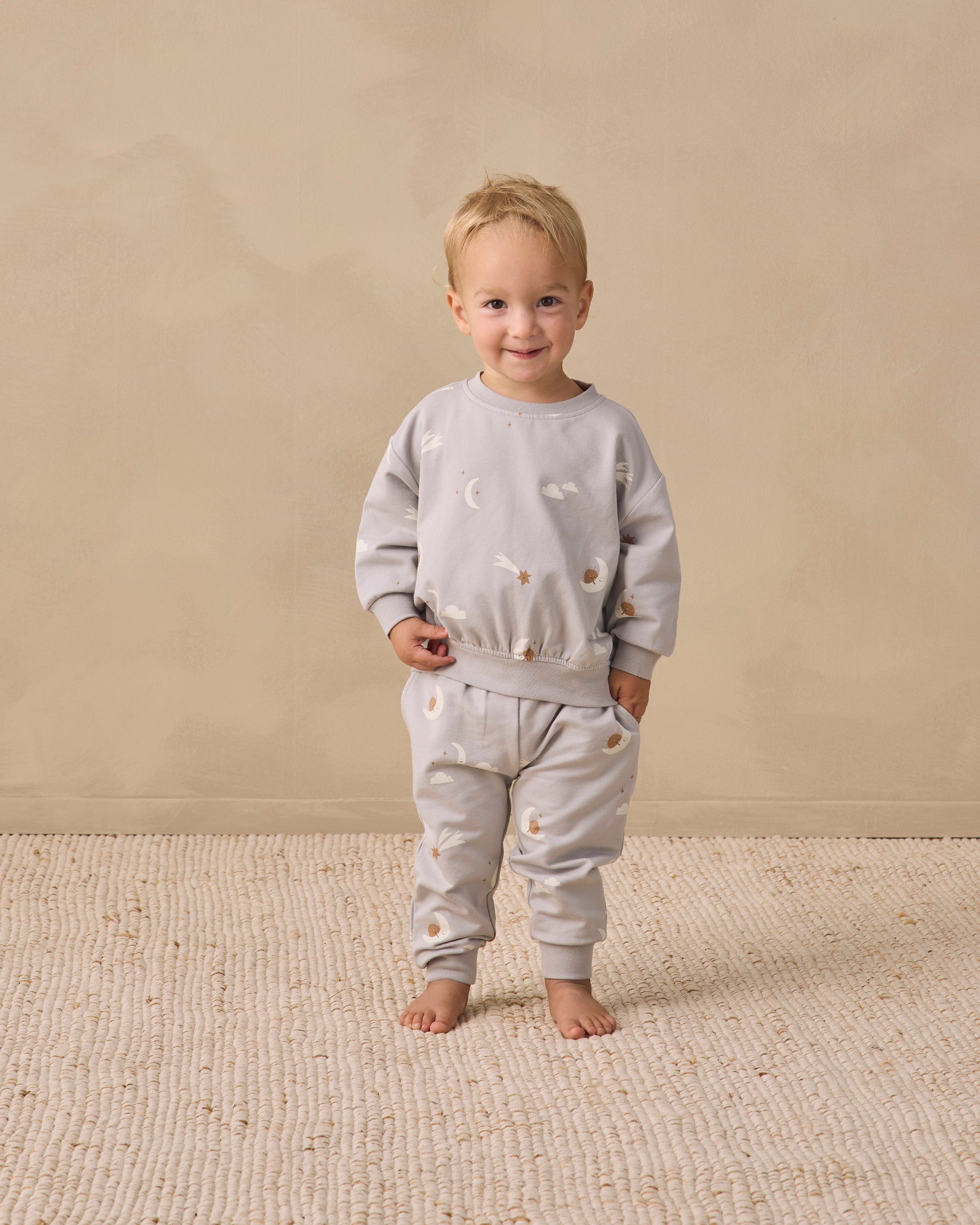 Relaxed Sweatshirt Sky Friends - Rylee + Cru | Kids Clothes | Trendy Baby Clothes | Modern Infant Outfits |