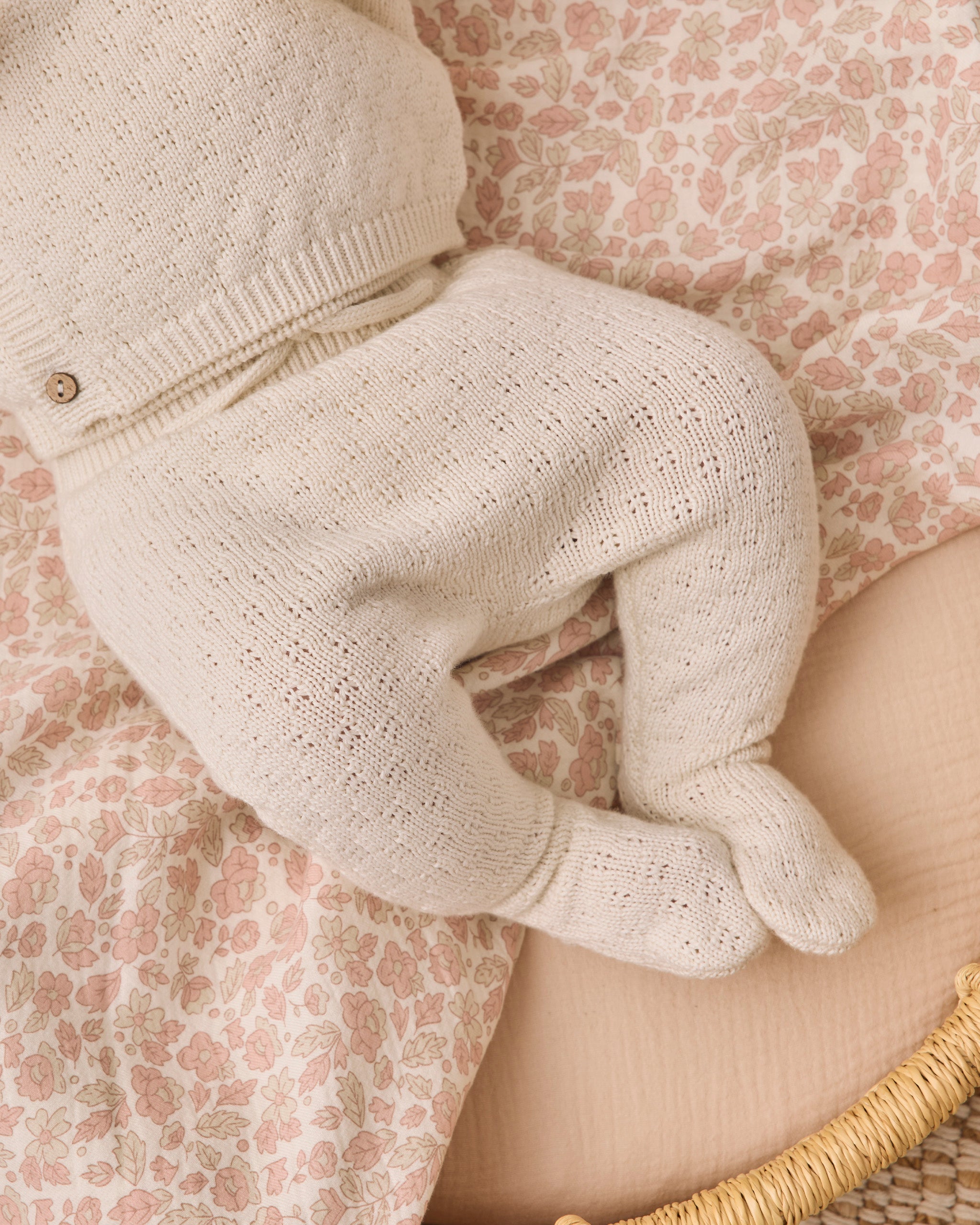 Knit Wrap Top + Pant Set Natural - Rylee + Cru | Kids Clothes | Trendy Baby Clothes | Modern Infant Outfits |