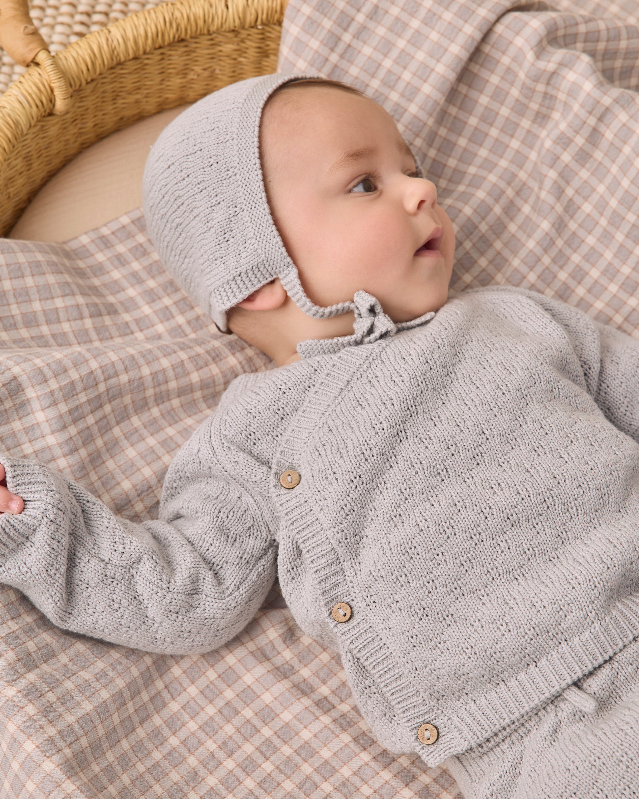 Knit Bonnet Cloud - Rylee + Cru | Kids Clothes | Trendy Baby Clothes | Modern Infant Outfits |