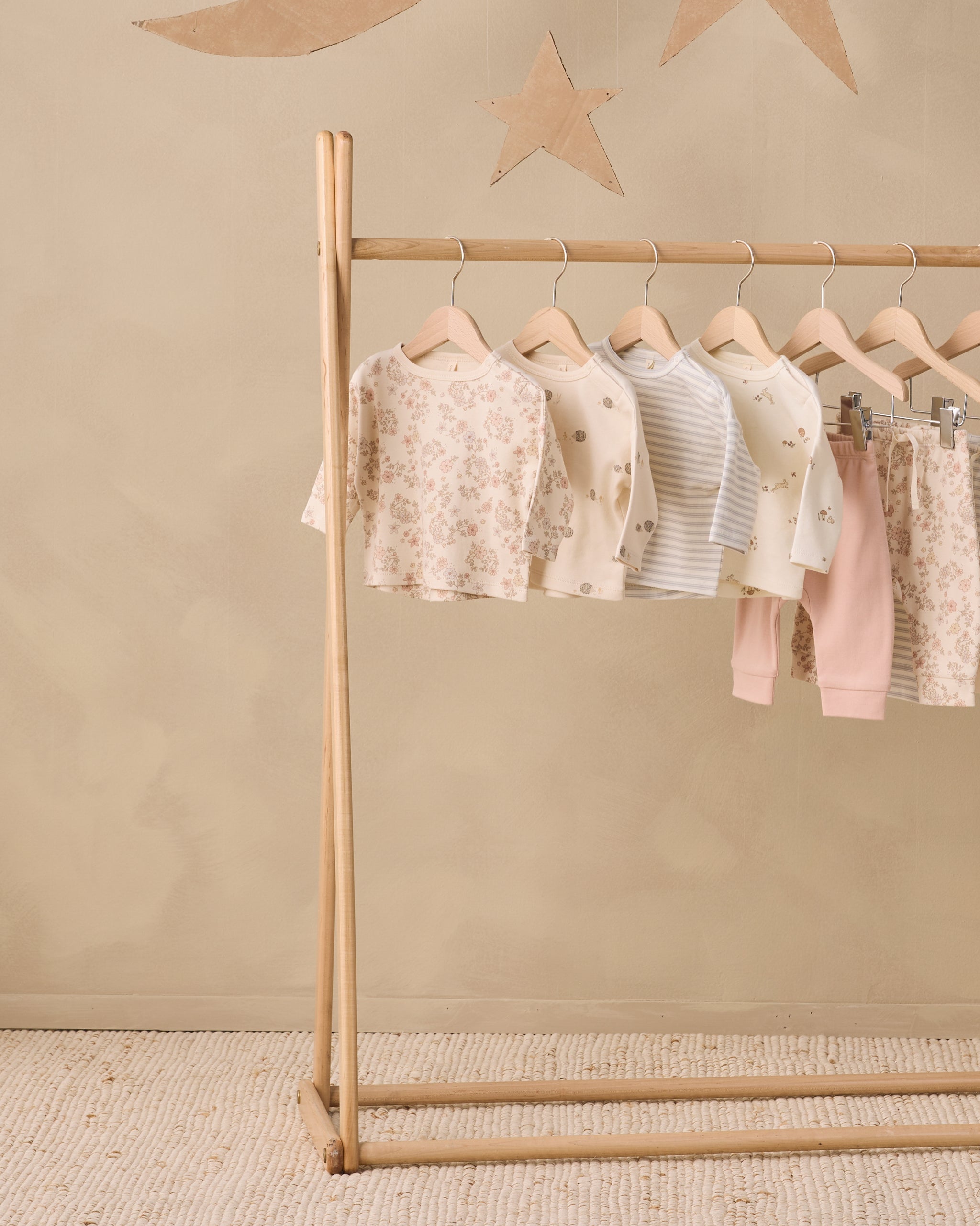 Long Sleeve Tee Cloud Stripe - Rylee + Cru | Kids Clothes | Trendy Baby Clothes | Modern Infant Outfits |