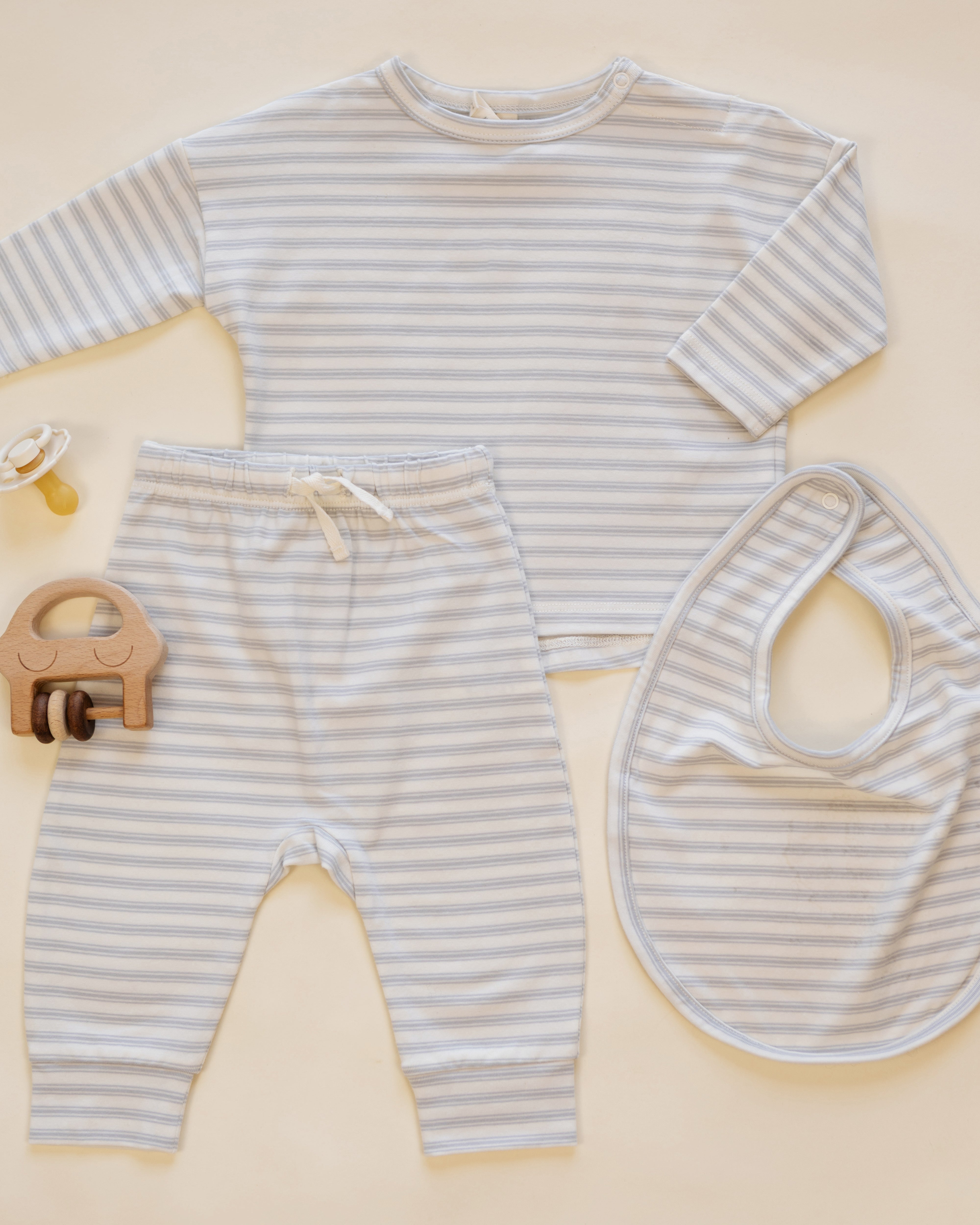 Drawstring Pant Cloud Stripe - Rylee + Cru | Kids Clothes | Trendy Baby Clothes | Modern Infant Outfits |