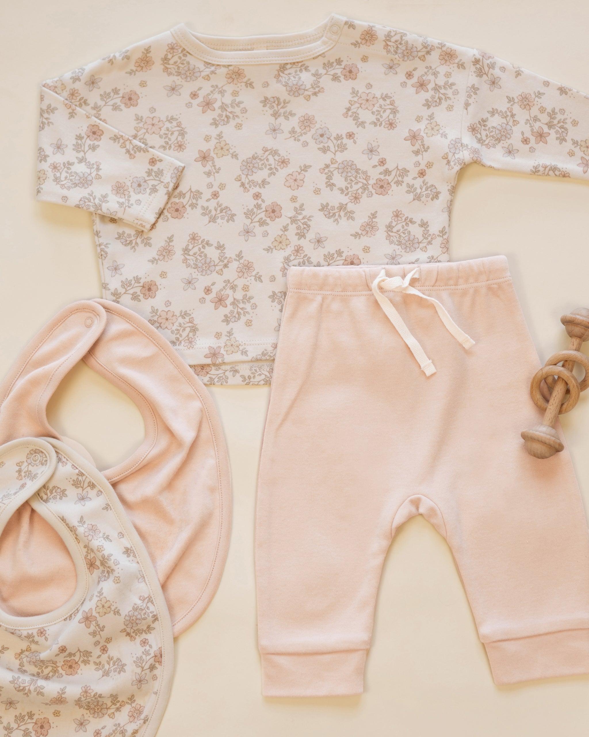 Long Sleeve Tee Floral Vine - Rylee + Cru | Kids Clothes | Trendy Baby Clothes | Modern Infant Outfits |