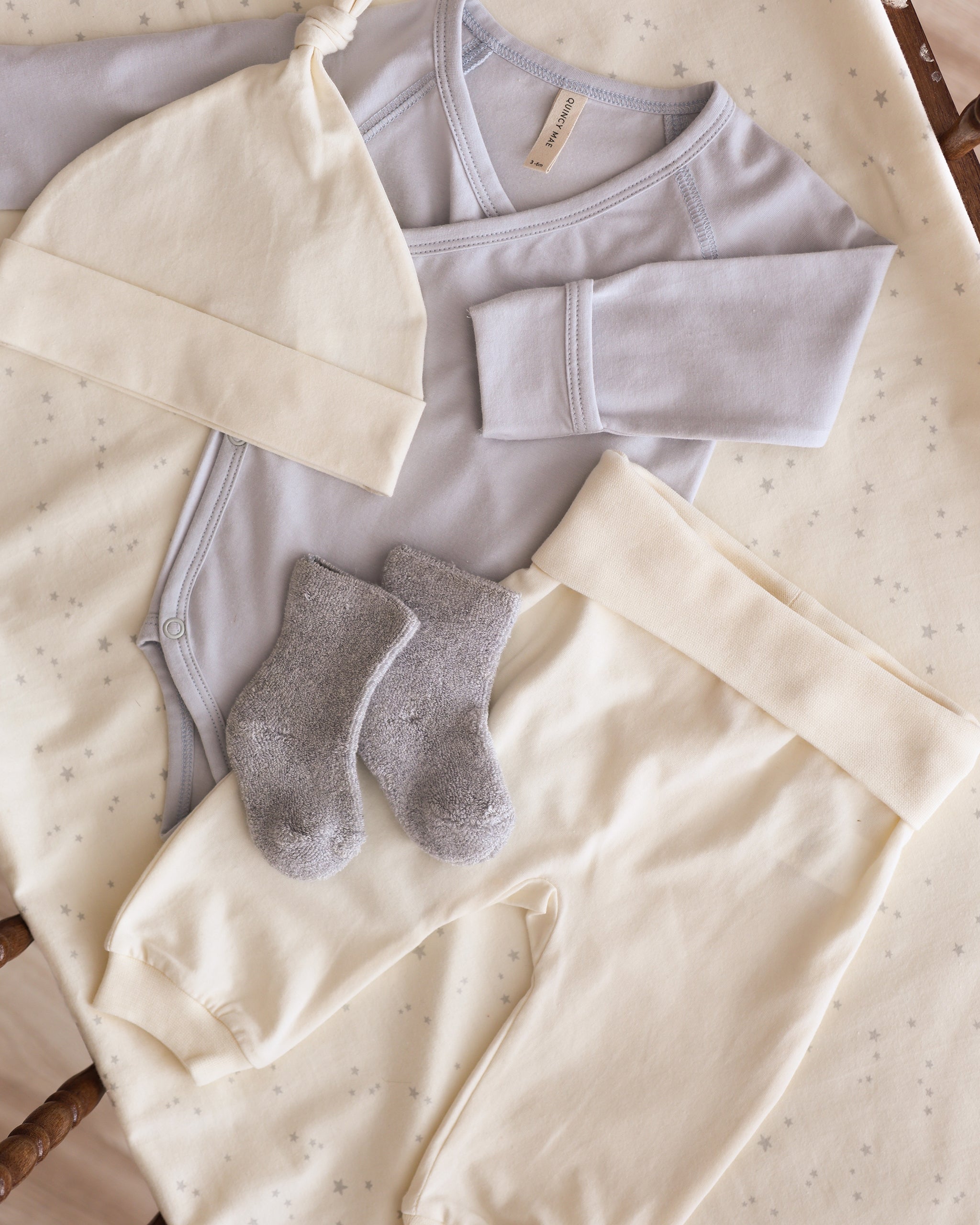 Side Snap Bodysuit || Fog - Rylee + Cru | Kids Clothes | Trendy Baby Clothes | Modern Infant Outfits |