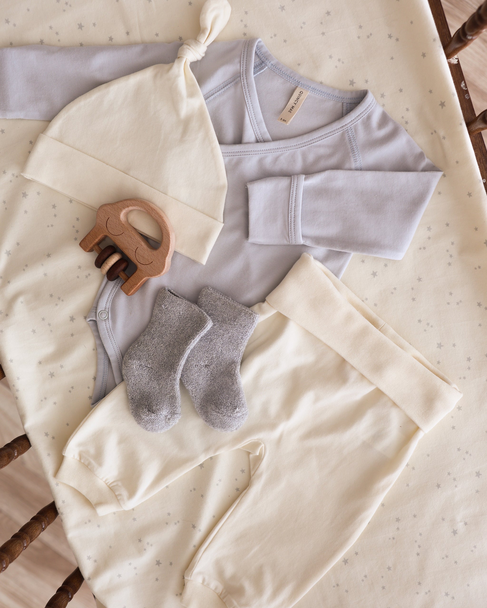 Side Snap Bodysuit || Fog - Rylee + Cru | Kids Clothes | Trendy Baby Clothes | Modern Infant Outfits |