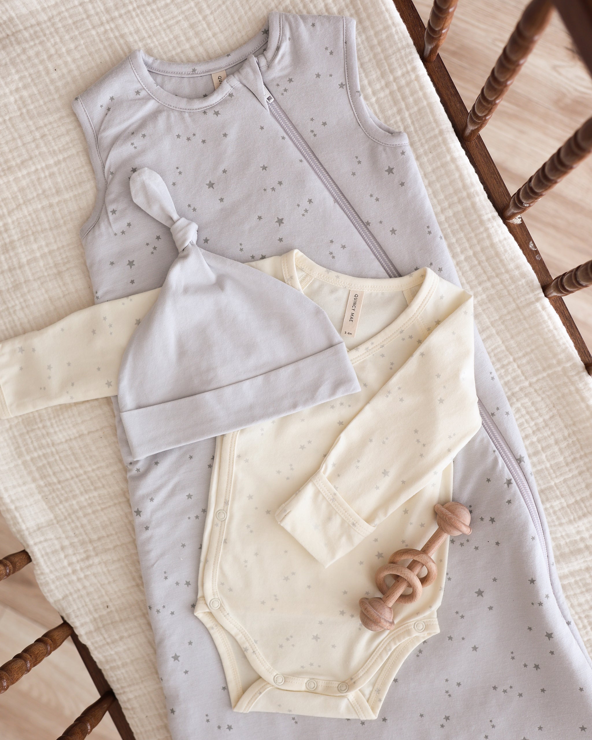 Side Snap Bodysuit || Stars - Rylee + Cru | Kids Clothes | Trendy Baby Clothes | Modern Infant Outfits |