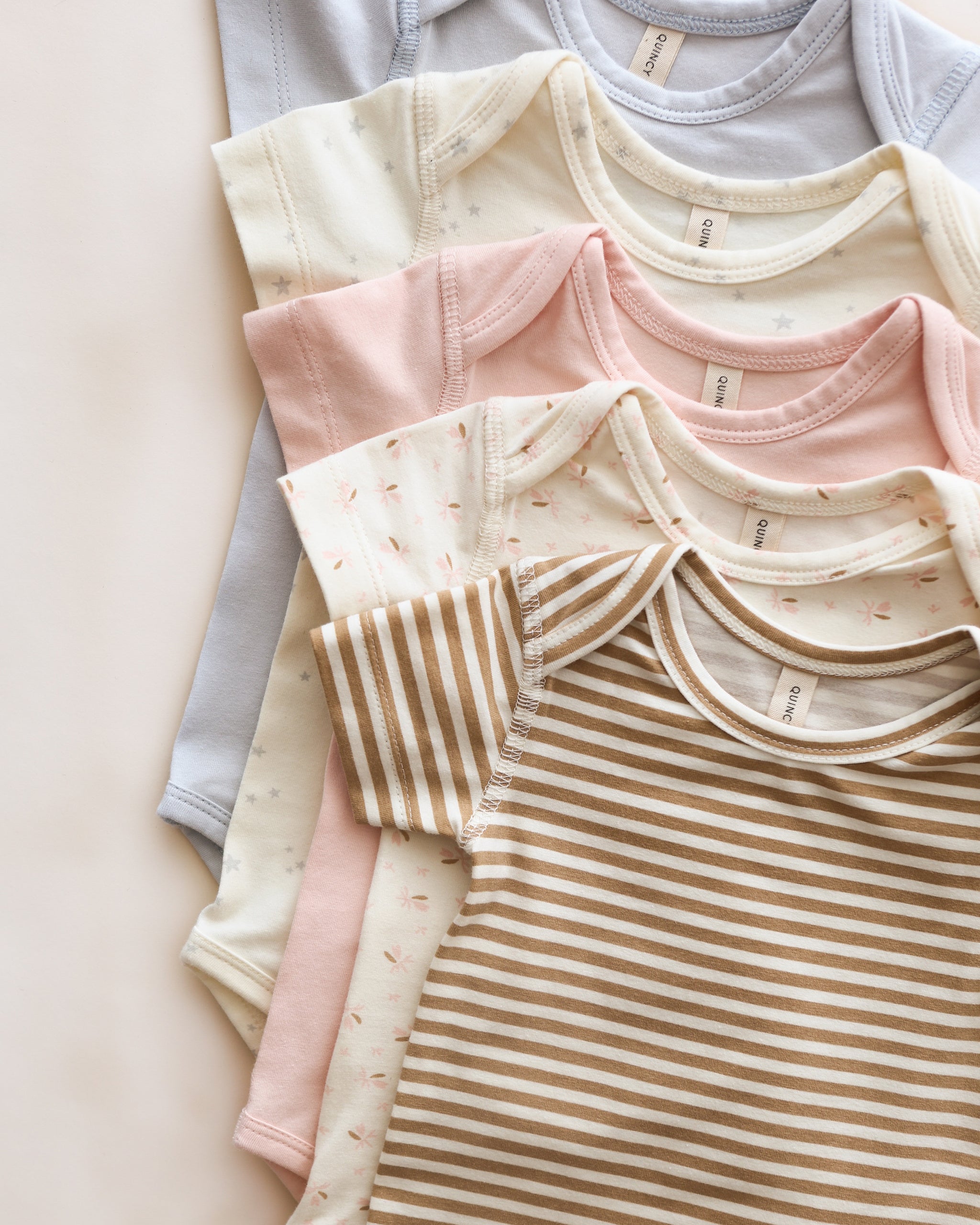 Short Sleeve One-Piece || Petal - Rylee + Cru | Kids Clothes | Trendy Baby Clothes | Modern Infant Outfits |