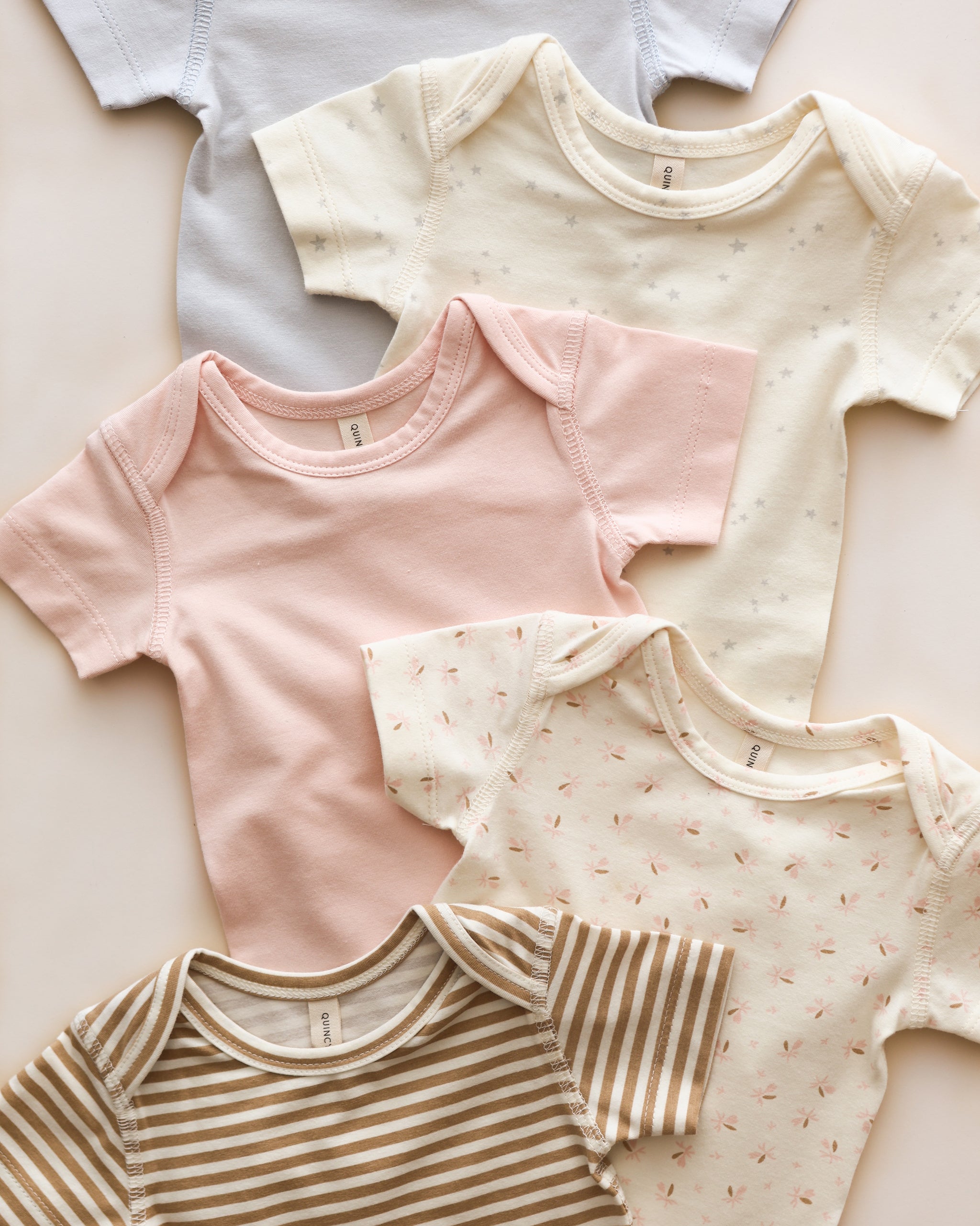 Short Sleeve One-Piece || Petal - Rylee + Cru | Kids Clothes | Trendy Baby Clothes | Modern Infant Outfits |