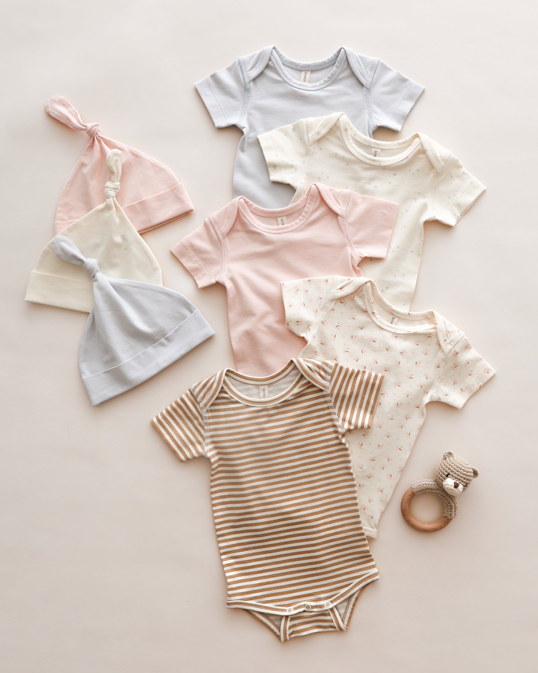 Knotted Baby Hat || Ivory - Rylee + Cru | Kids Clothes | Trendy Baby Clothes | Modern Infant Outfits |