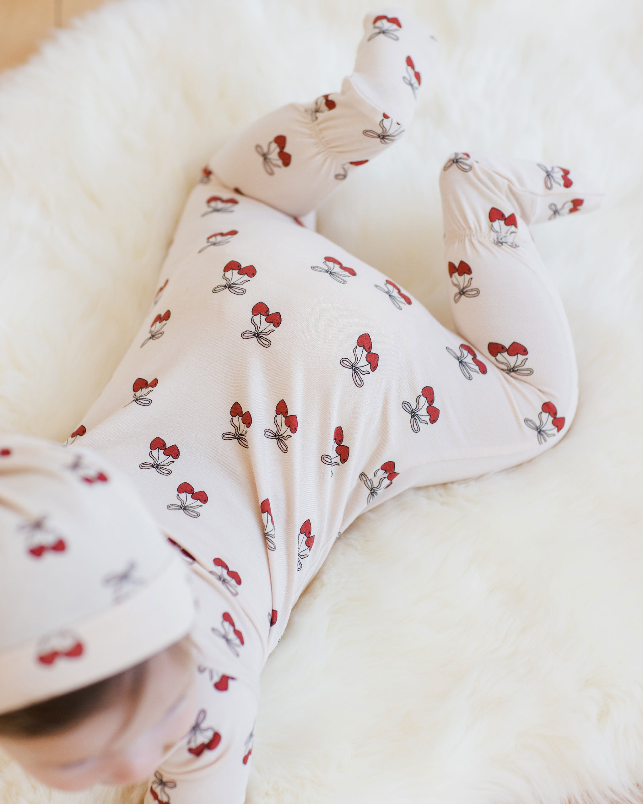 Bamboo Swaddle & Knotted Hat || Mon Amour