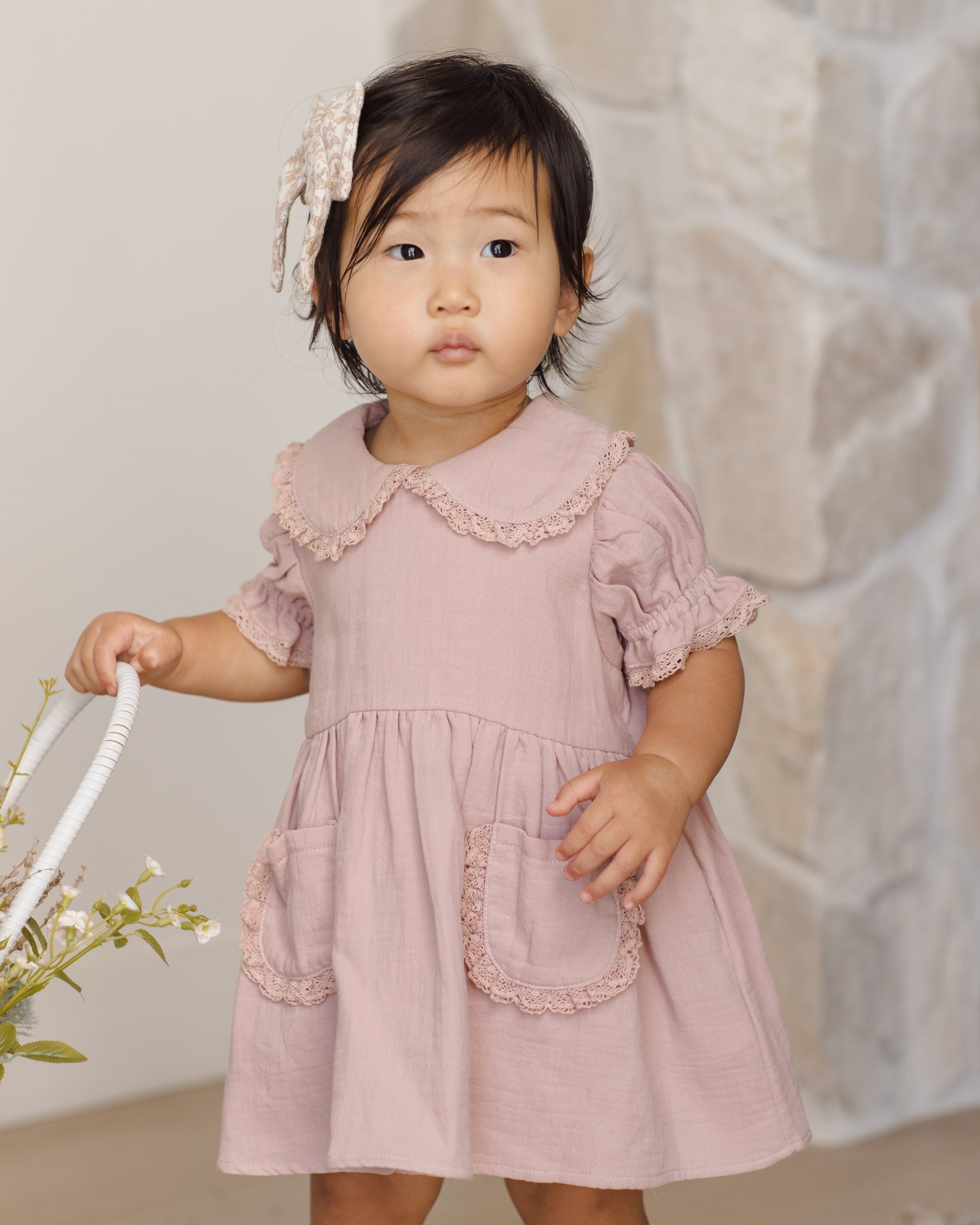 Bow Dahlia - Rylee + Cru | Kids Clothes | Trendy Baby Clothes | Modern Infant Outfits |