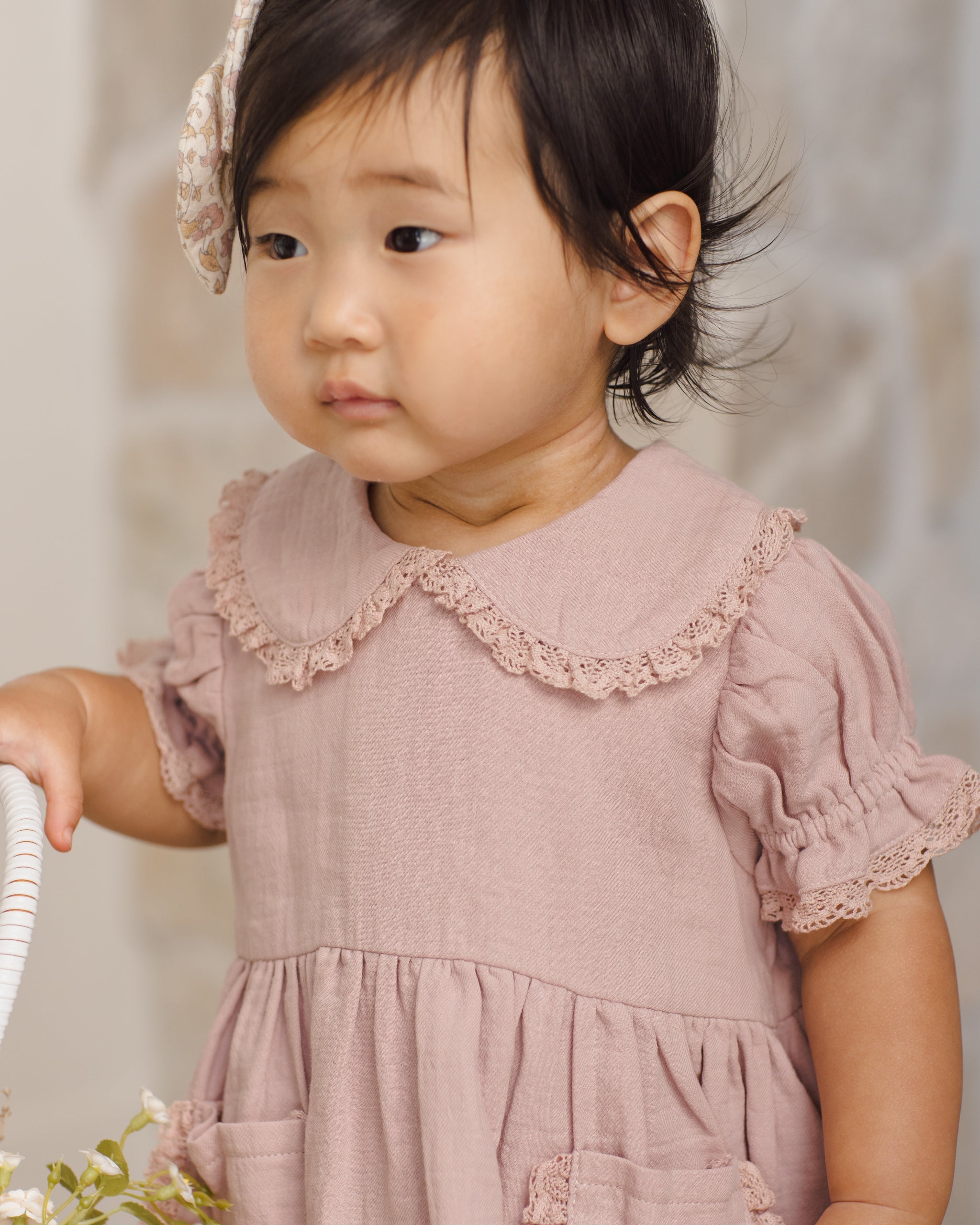 Marisol Dress Mauve - Rylee + Cru | Kids Clothes | Trendy Baby Clothes | Modern Infant Outfits |