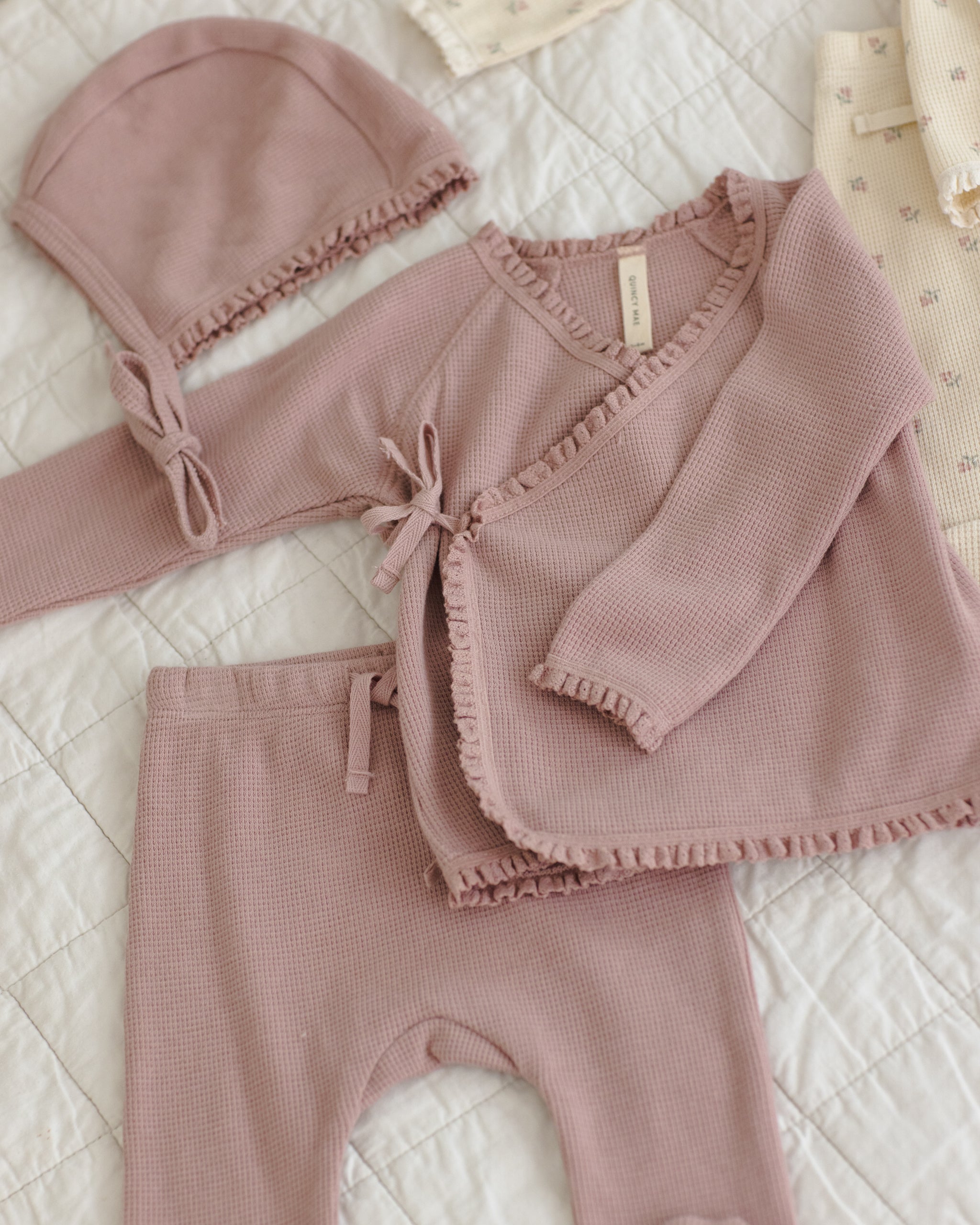 Take Home Set Mauve - Rylee + Cru | Kids Clothes | Trendy Baby Clothes | Modern Infant Outfits |
