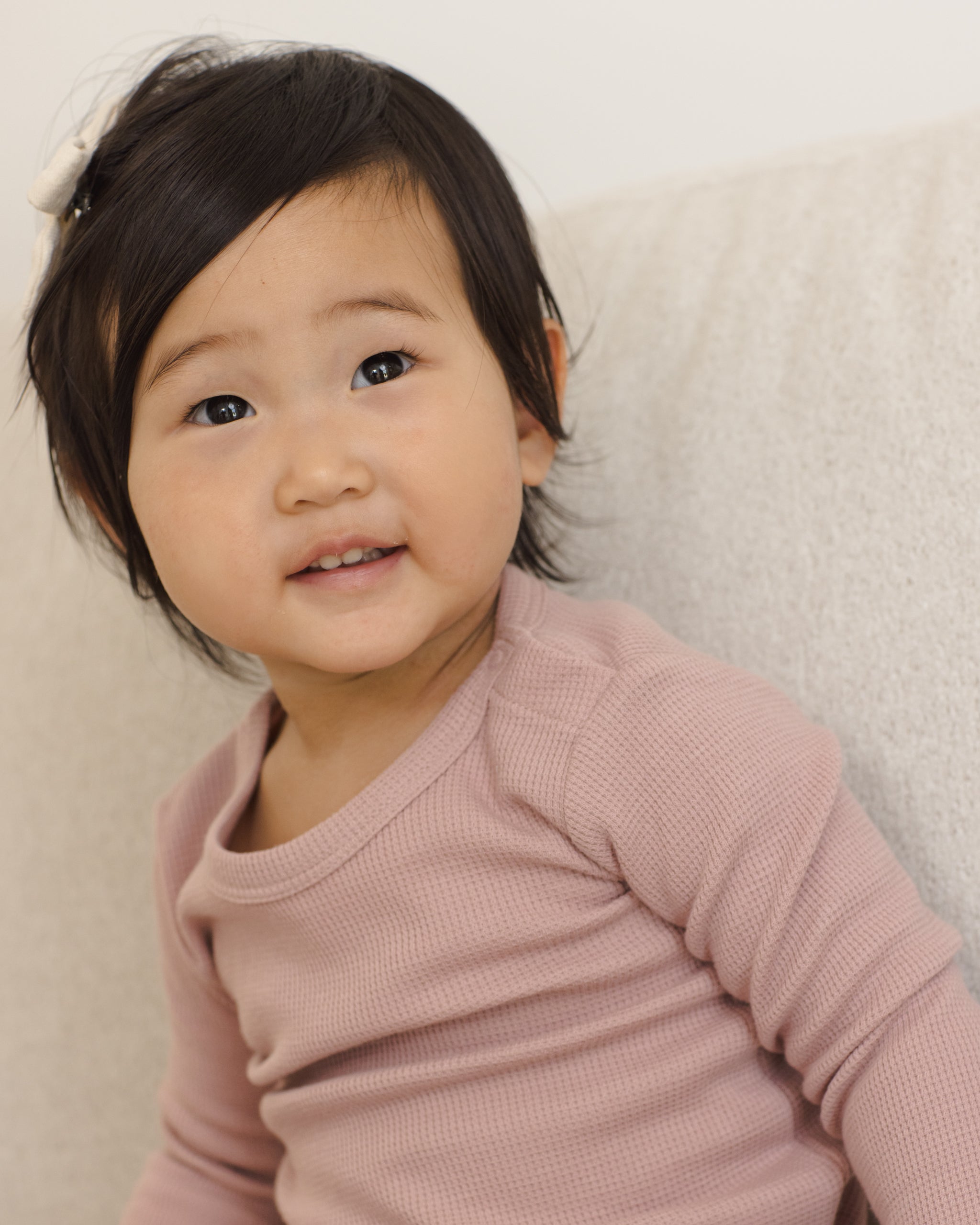 Waffle Top Pant Set Mauve - Rylee + Cru | Kids Clothes | Trendy Baby Clothes | Modern Infant Outfits |