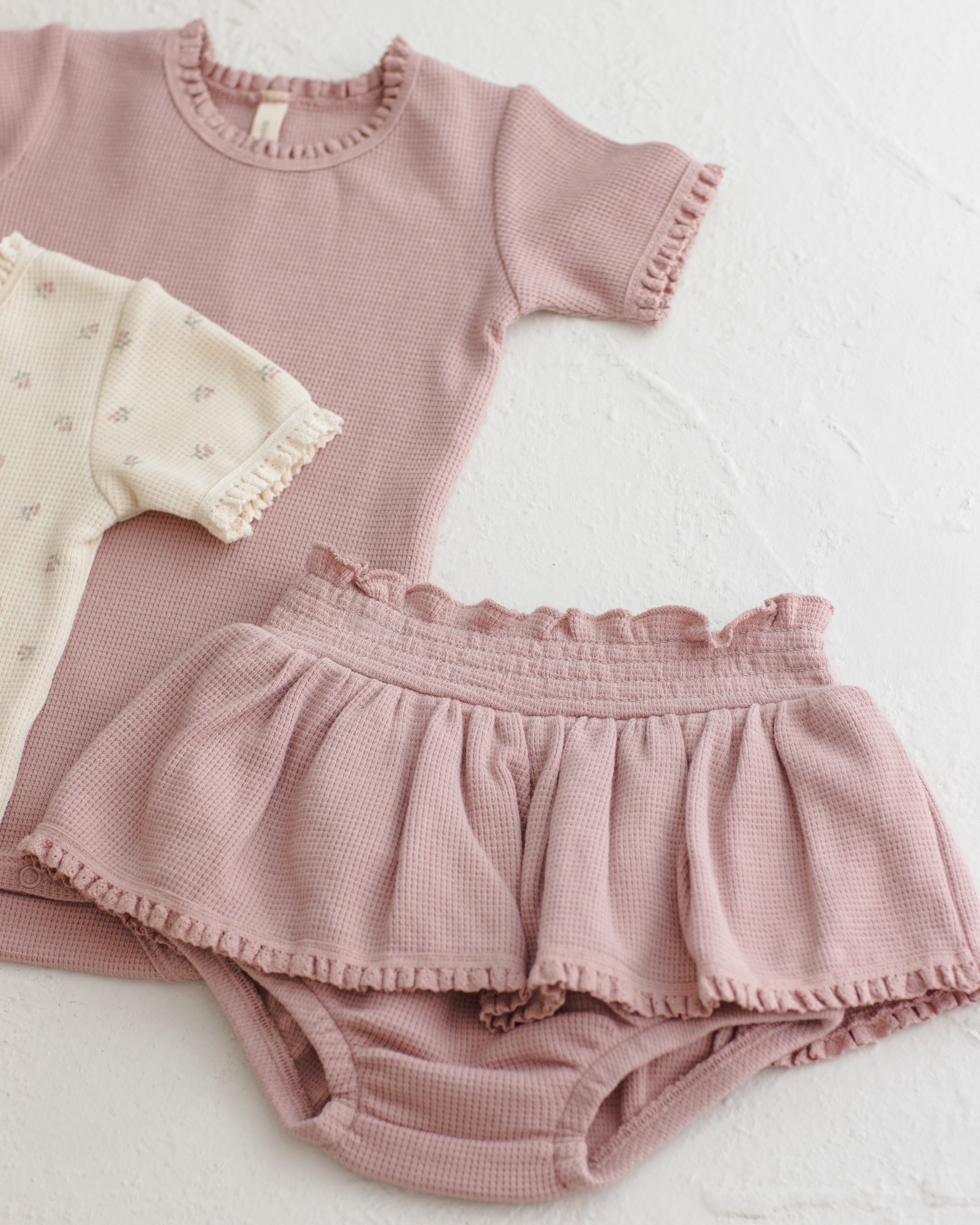 Skirted Bloomer Mauve - Rylee + Cru | Kids Clothes | Trendy Baby Clothes | Modern Infant Outfits |