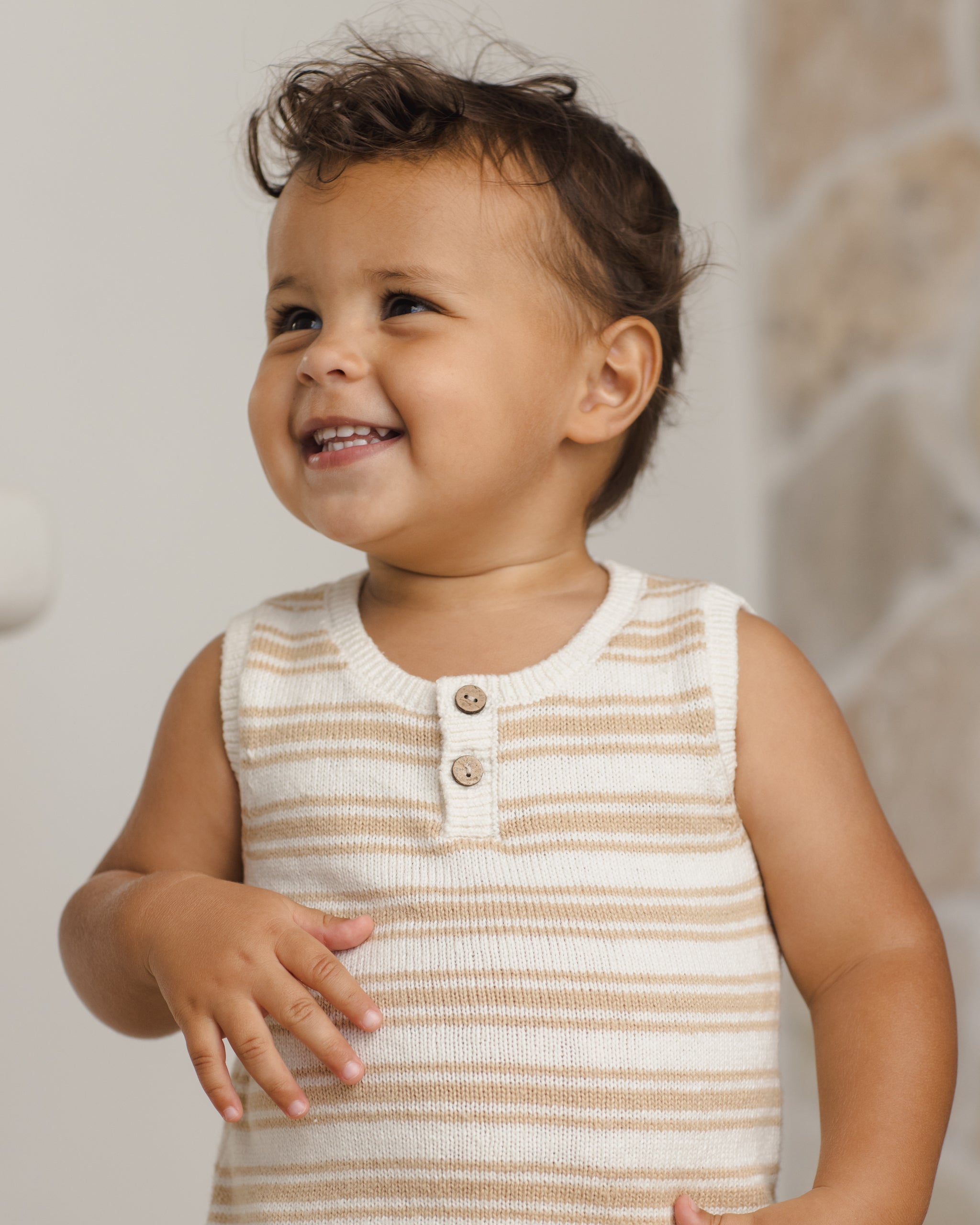 Taylor Knit Set Butterscotch Stripe - Rylee + Cru | Kids Clothes | Trendy Baby Clothes | Modern Infant Outfits |