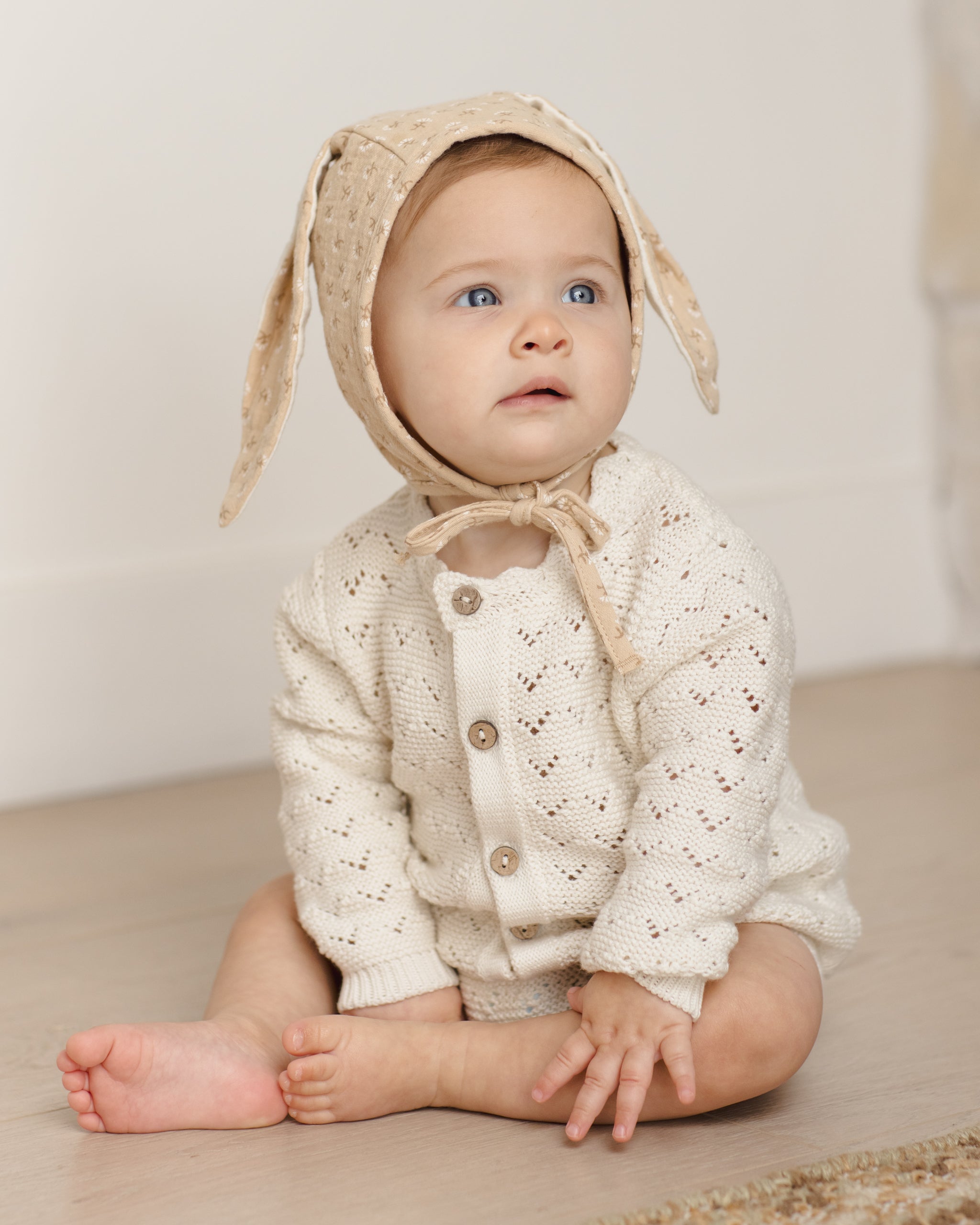 Bunny Bonnet French Flora - Rylee + Cru | Kids Clothes | Trendy Baby Clothes | Modern Infant Outfits |