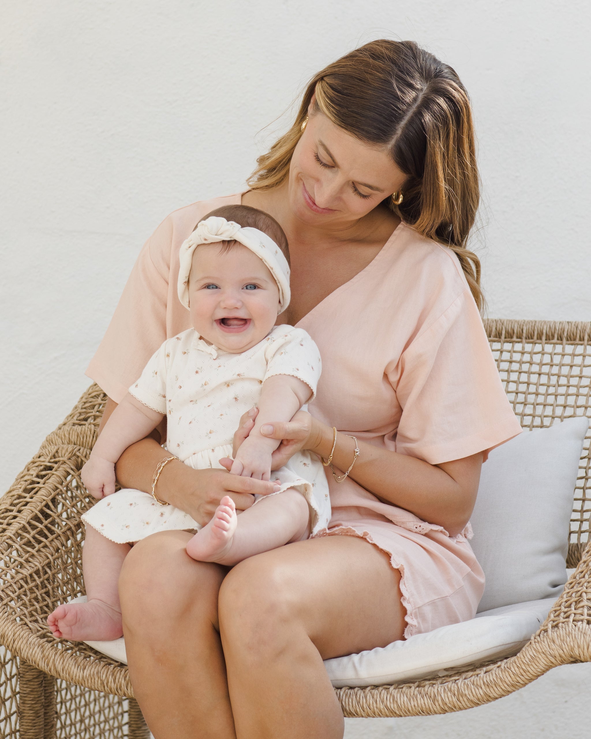 Pointelle Skirted Bodysuit Petit Fleur - Rylee + Cru | Kids Clothes | Trendy Baby Clothes | Modern Infant Outfits |