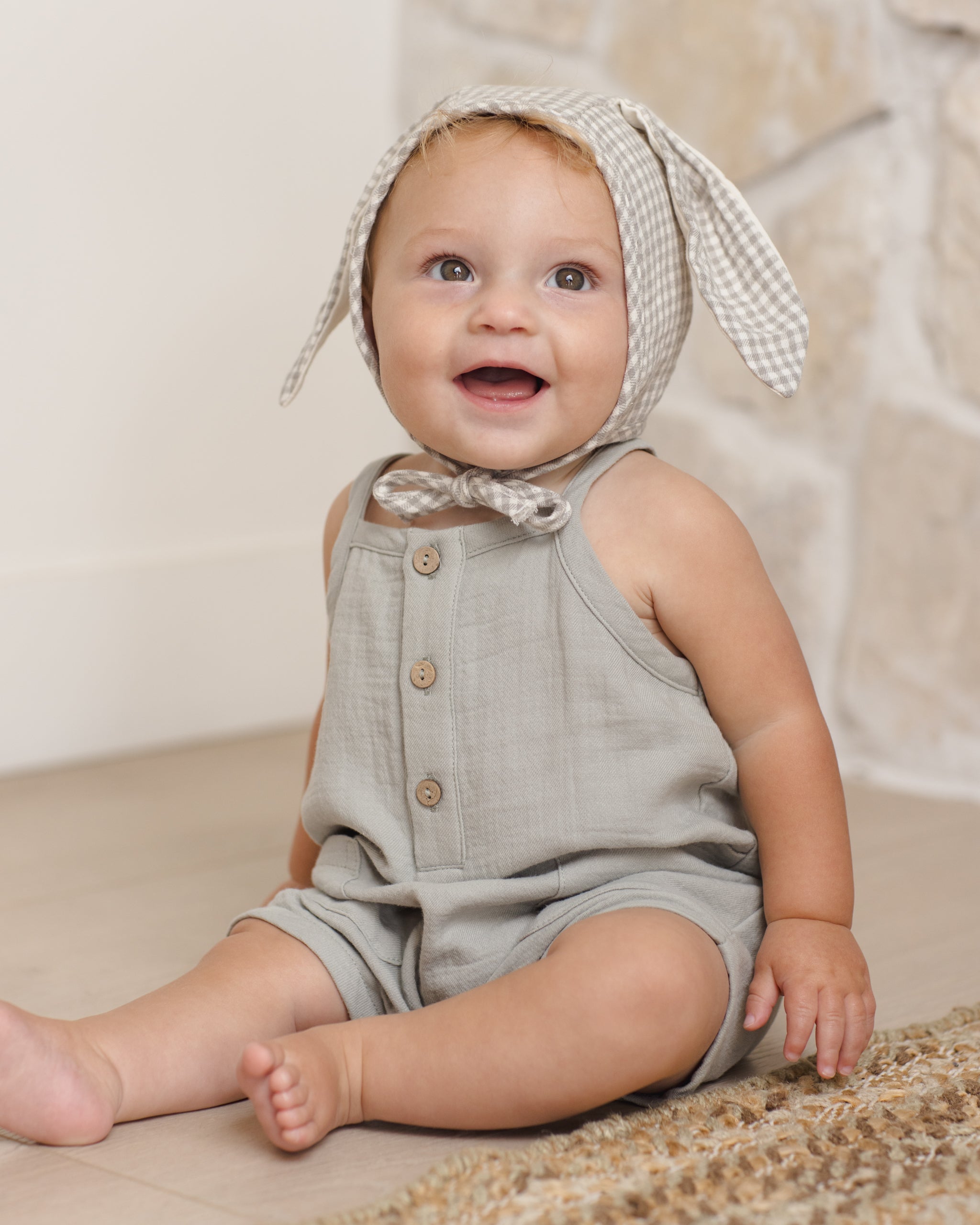 Oakley Romper Sage - Rylee + Cru | Kids Clothes | Trendy Baby Clothes | Modern Infant Outfits |