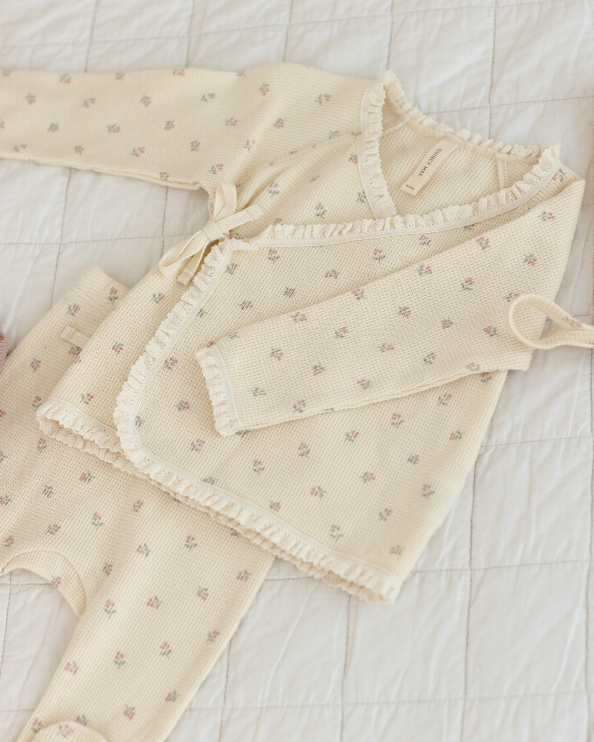 Take Home Set Mauve Ditsy - Rylee + Cru | Kids Clothes | Trendy Baby Clothes | Modern Infant Outfits |