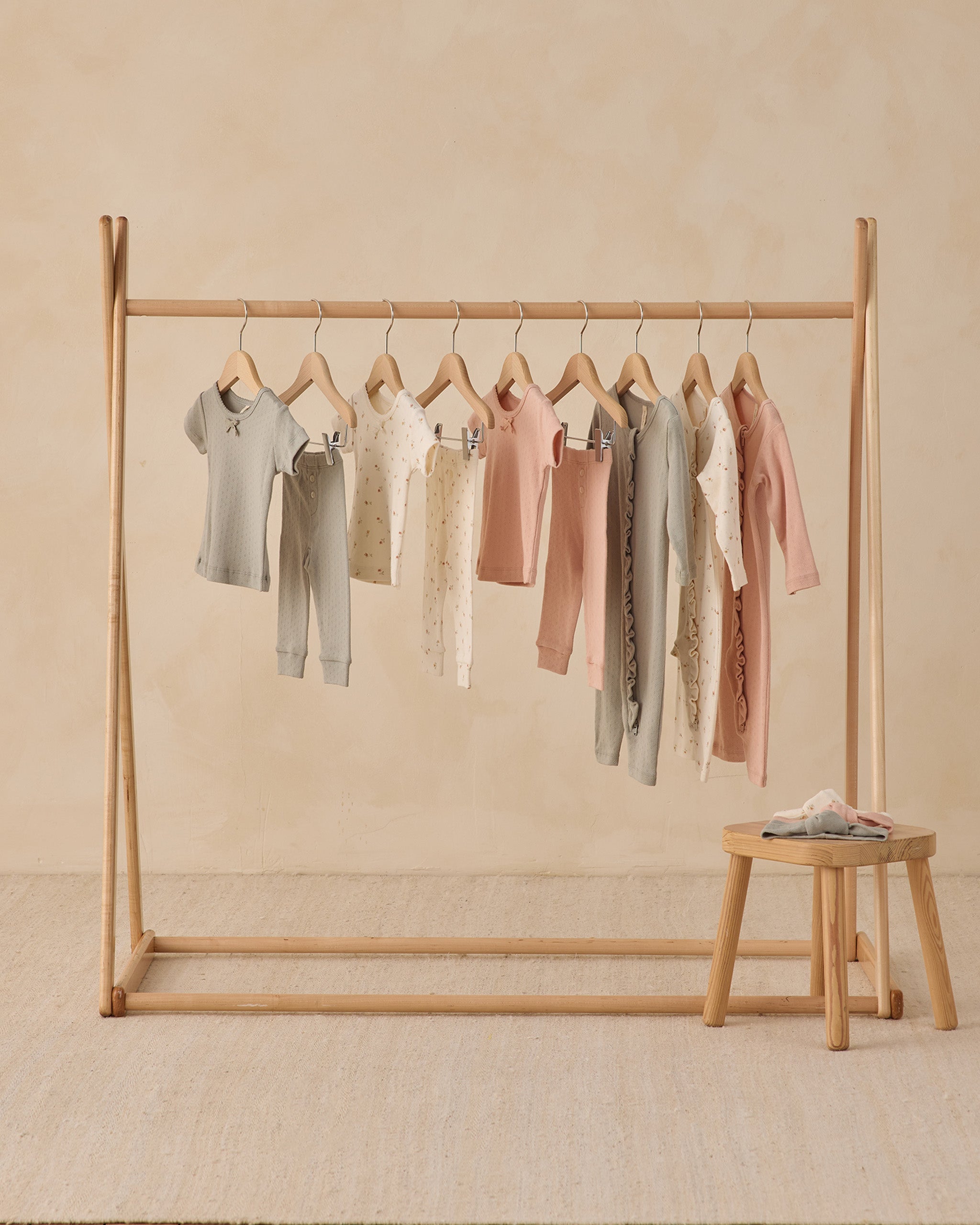 Ruffle Jumpsuit Petit Fleur - Rylee + Cru | Kids Clothes | Trendy Baby Clothes | Modern Infant Outfits |