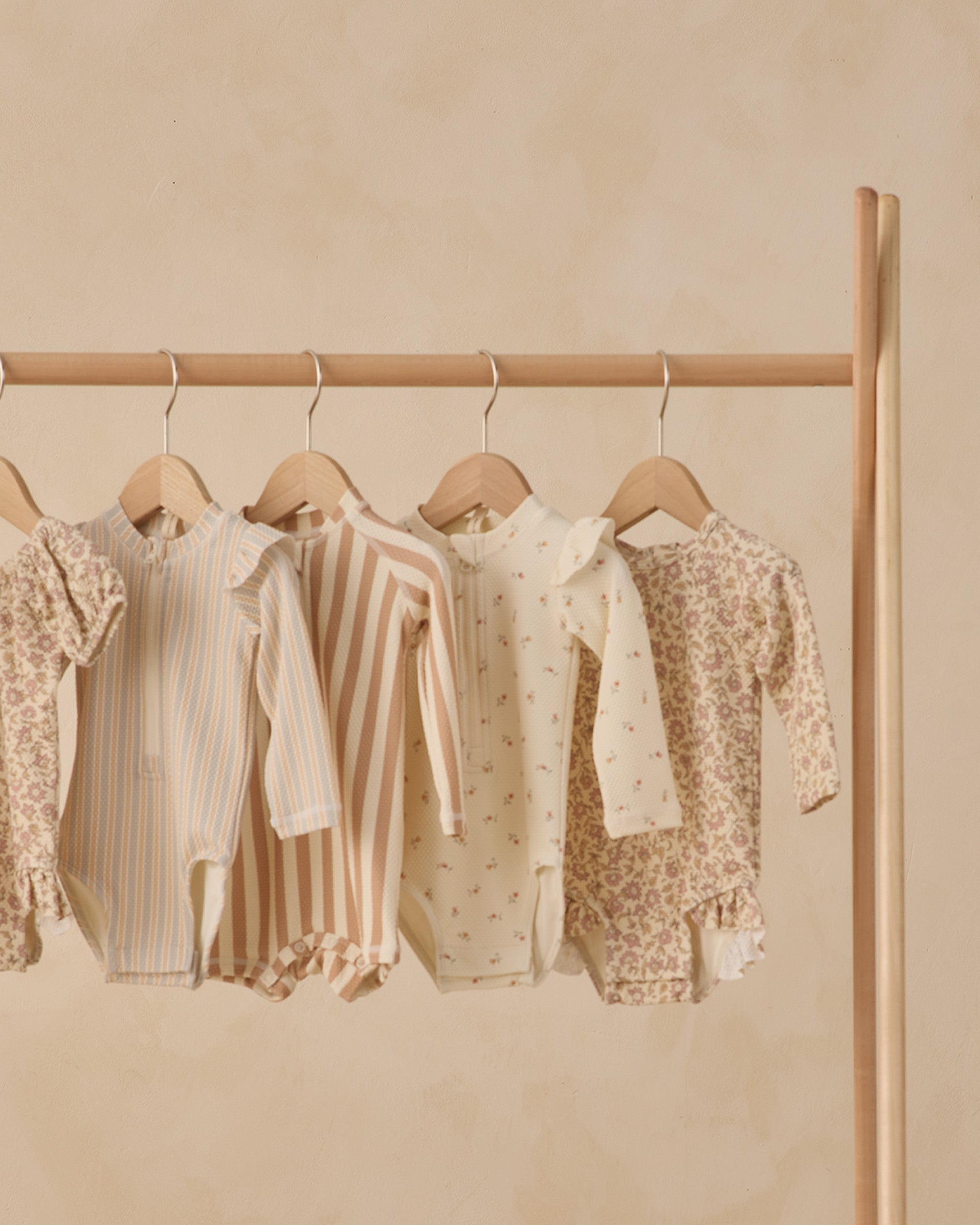 Olivia Rashguard One-Piece Dahlia - Rylee + Cru | Kids Clothes | Trendy Baby Clothes | Modern Infant Outfits |