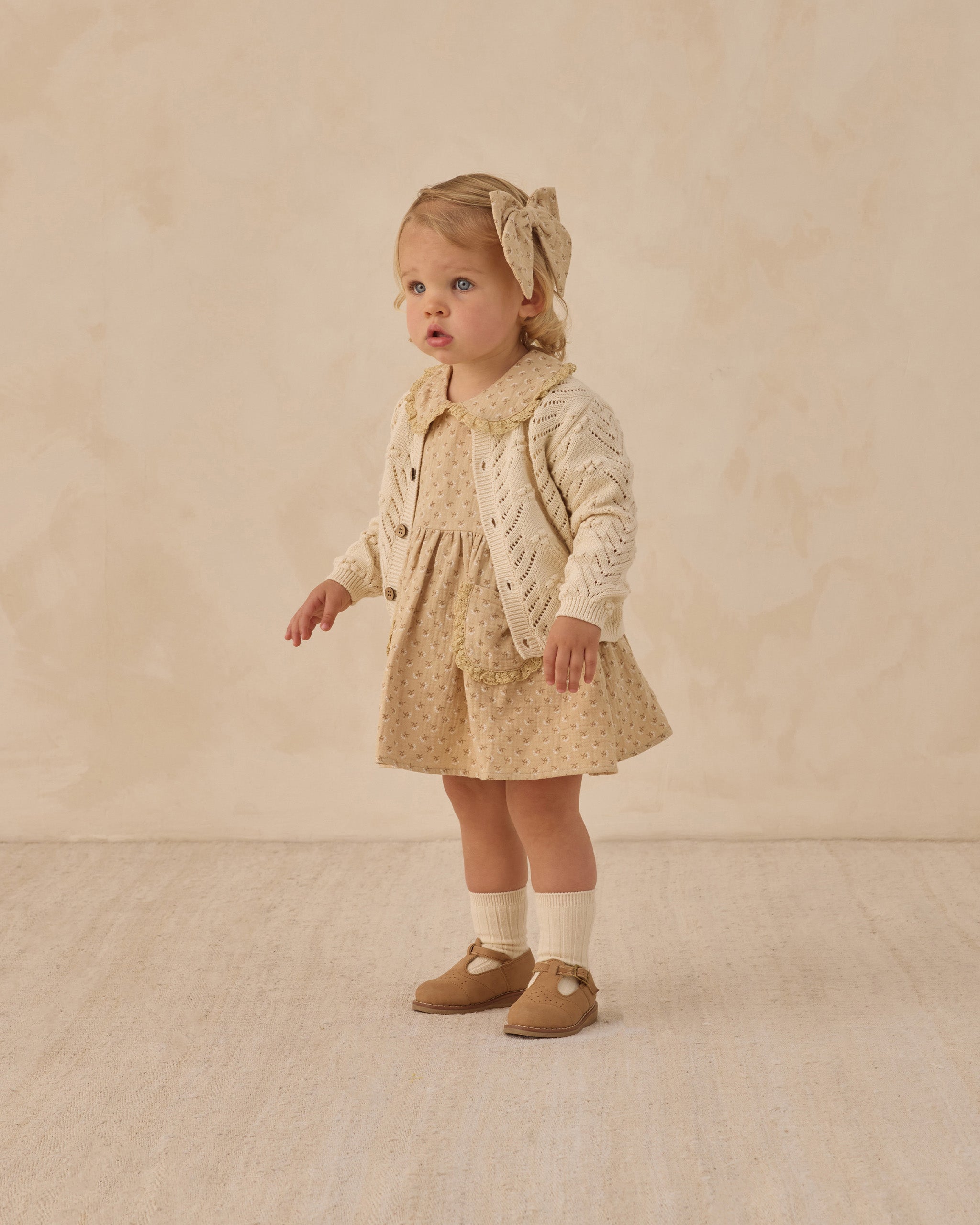 Knit Cardigan Natural - Rylee + Cru | Kids Clothes | Trendy Baby Clothes | Modern Infant Outfits |