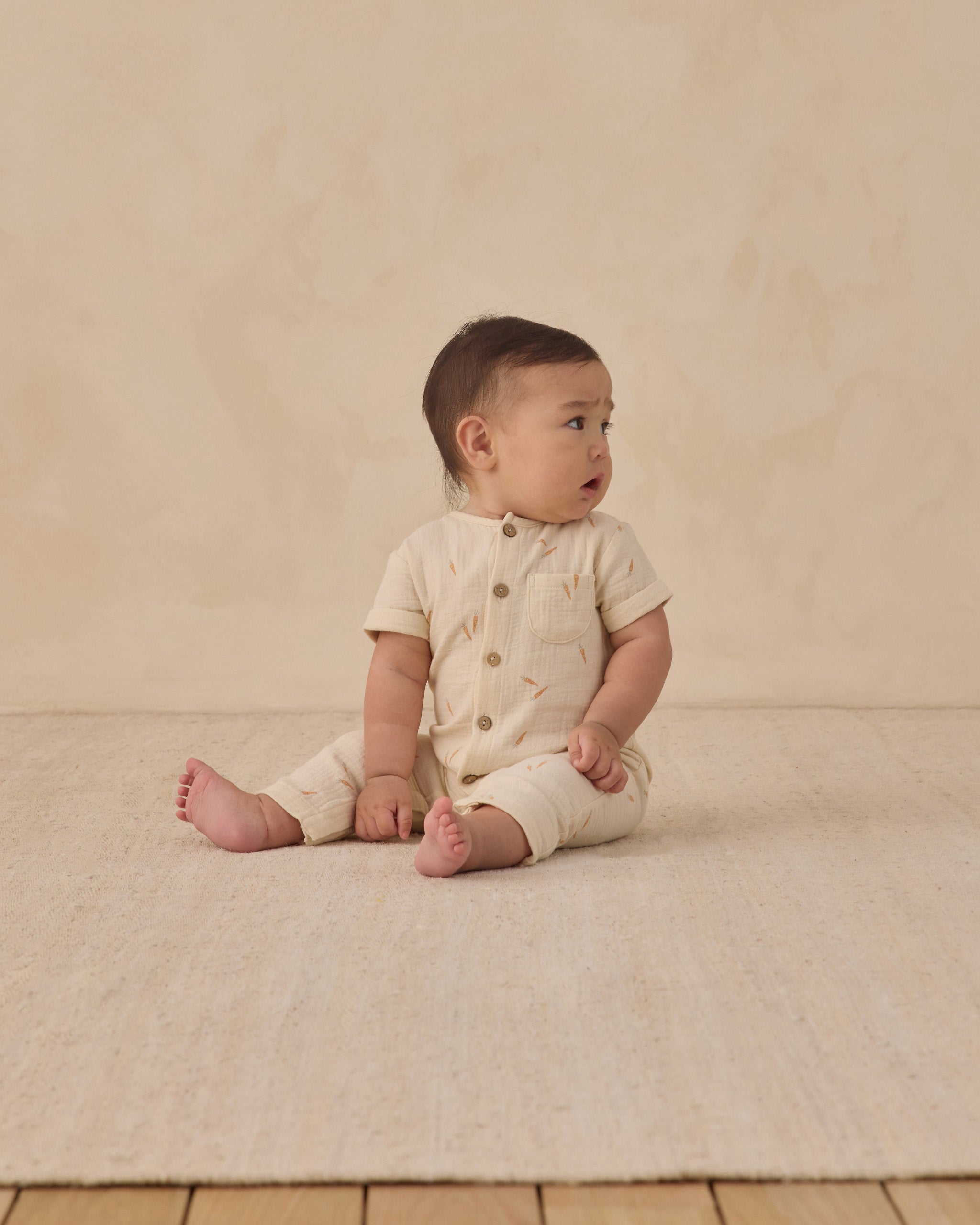 Charlie Jumpsuit Carrots - Rylee + Cru | Kids Clothes | Trendy Baby Clothes | Modern Infant Outfits |