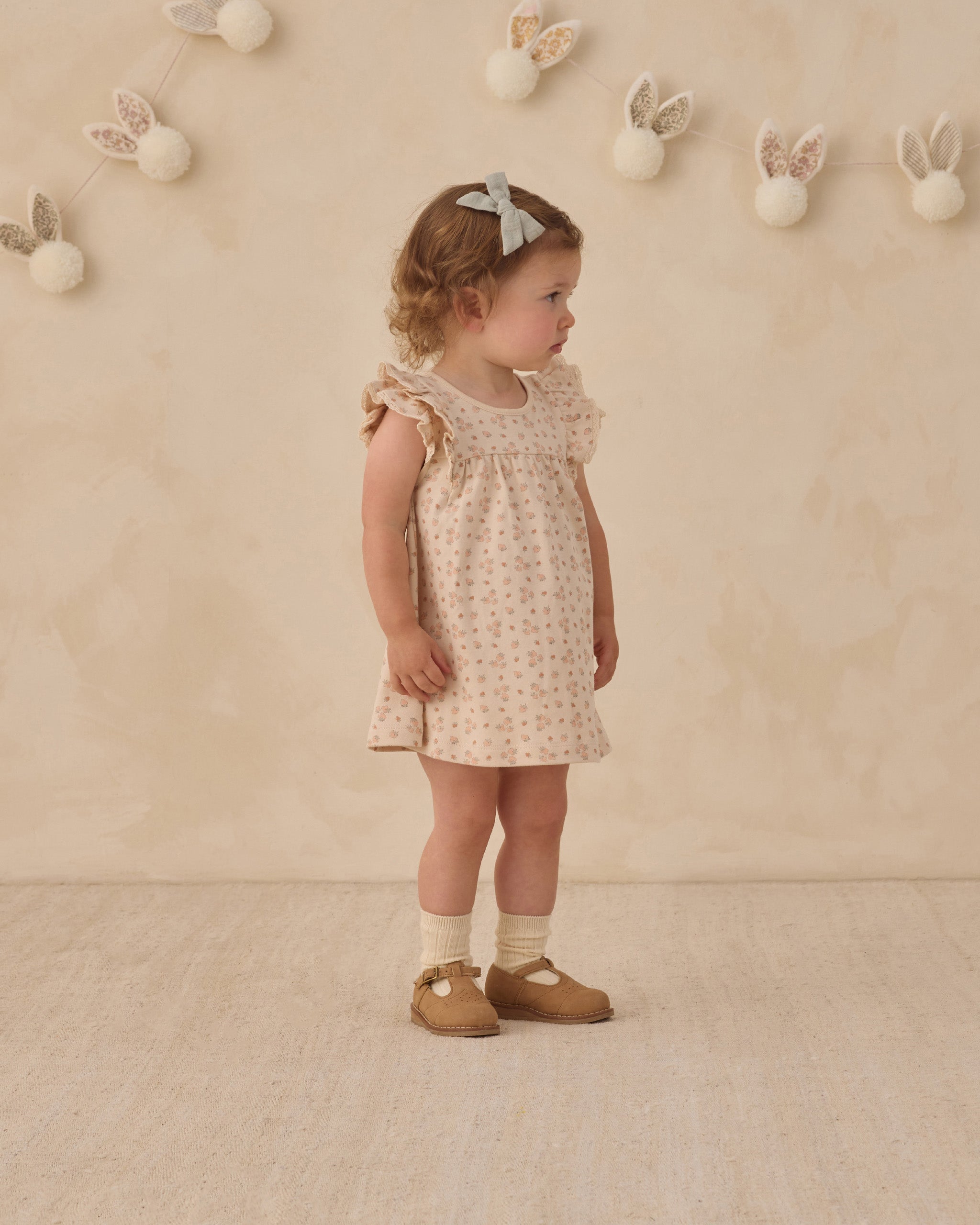 Flutter Dress Strawberries - Rylee + Cru | Kids Clothes | Trendy Baby Clothes | Modern Infant Outfits |