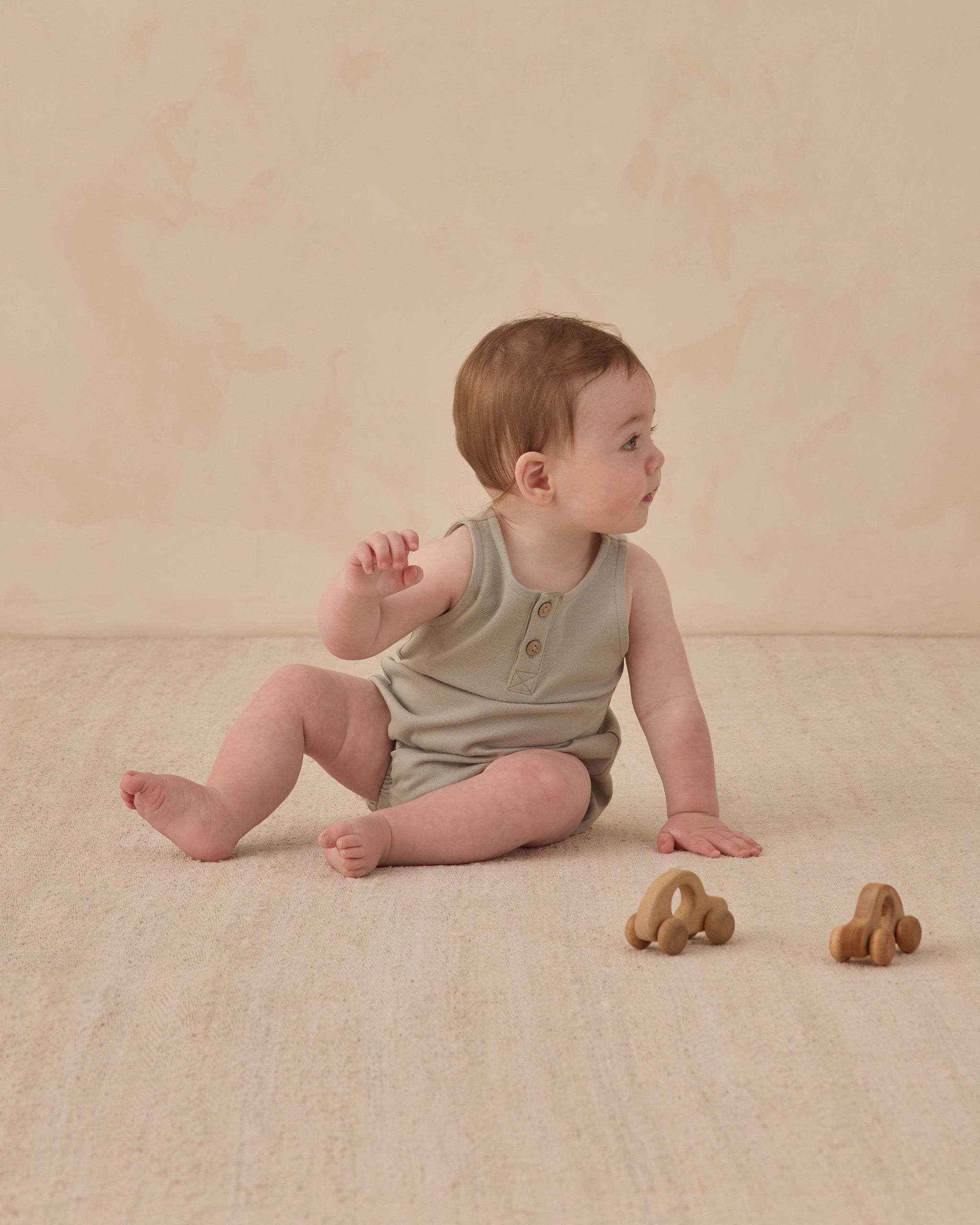 Sleeveless Bubble Sage - Rylee + Cru | Kids Clothes | Trendy Baby Clothes | Modern Infant Outfits |