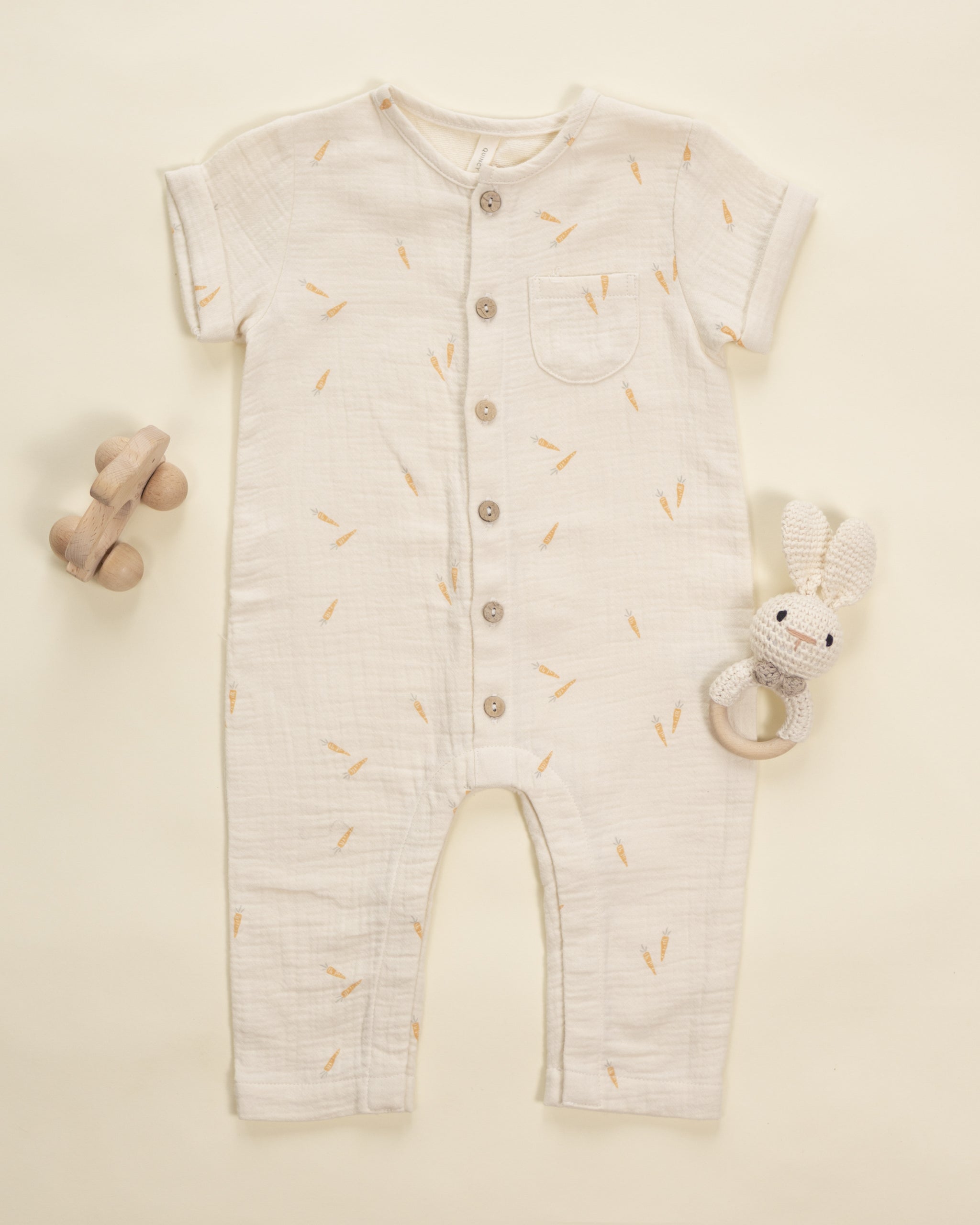 Charlie Jumpsuit Carrots - Rylee + Cru | Kids Clothes | Trendy Baby Clothes | Modern Infant Outfits |