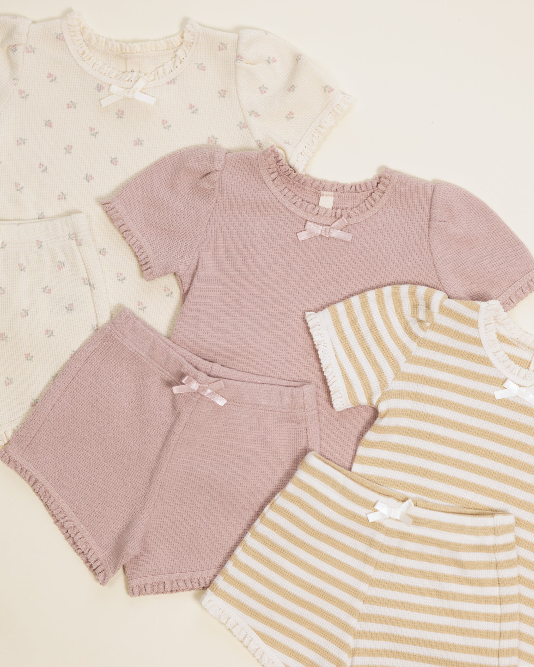 Ruby Set Mauve - Rylee + Cru | Kids Clothes | Trendy Baby Clothes | Modern Infant Outfits |