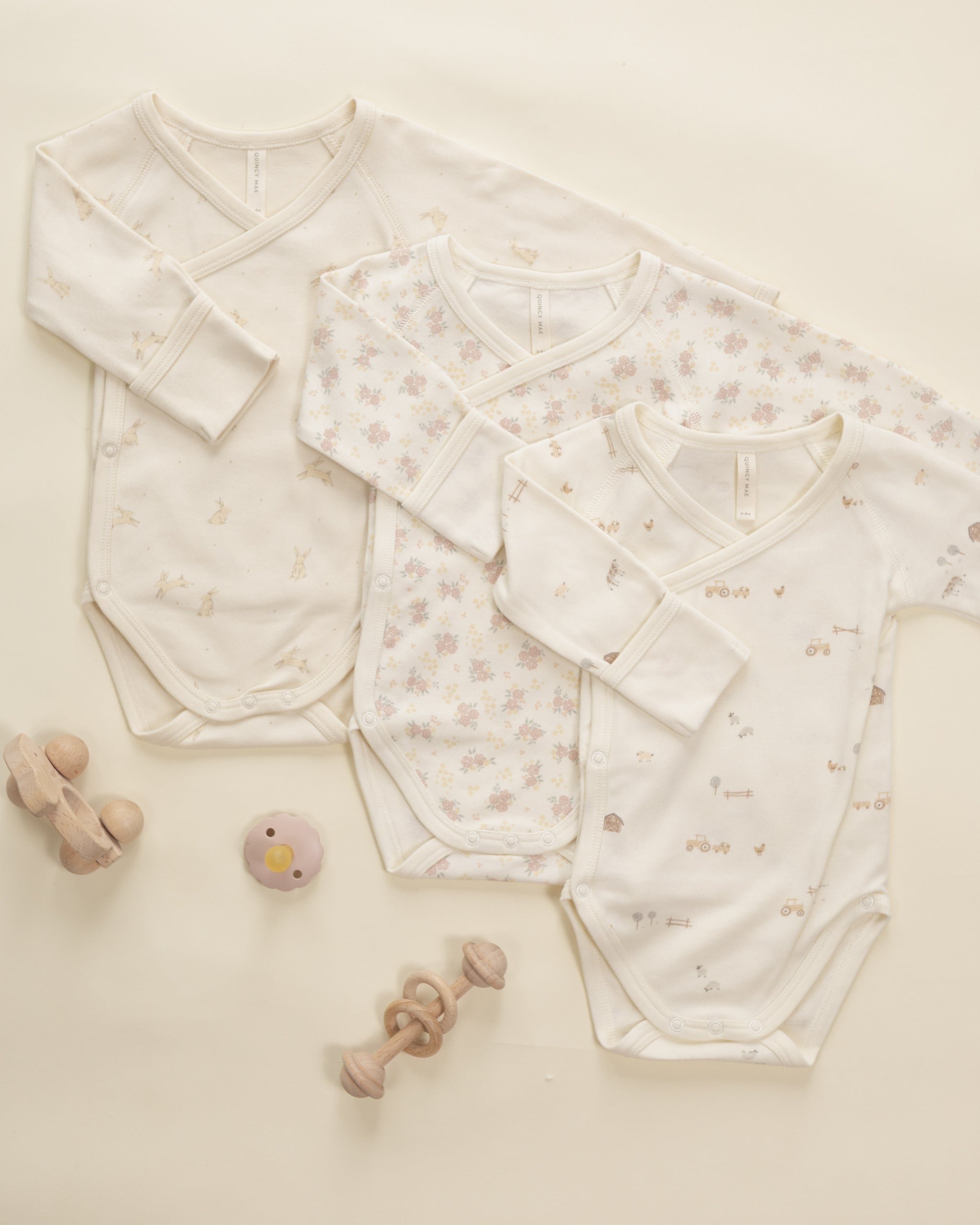 Side Snap Bodysuit Bunnies - Rylee + Cru | Kids Clothes | Trendy Baby Clothes | Modern Infant Outfits |