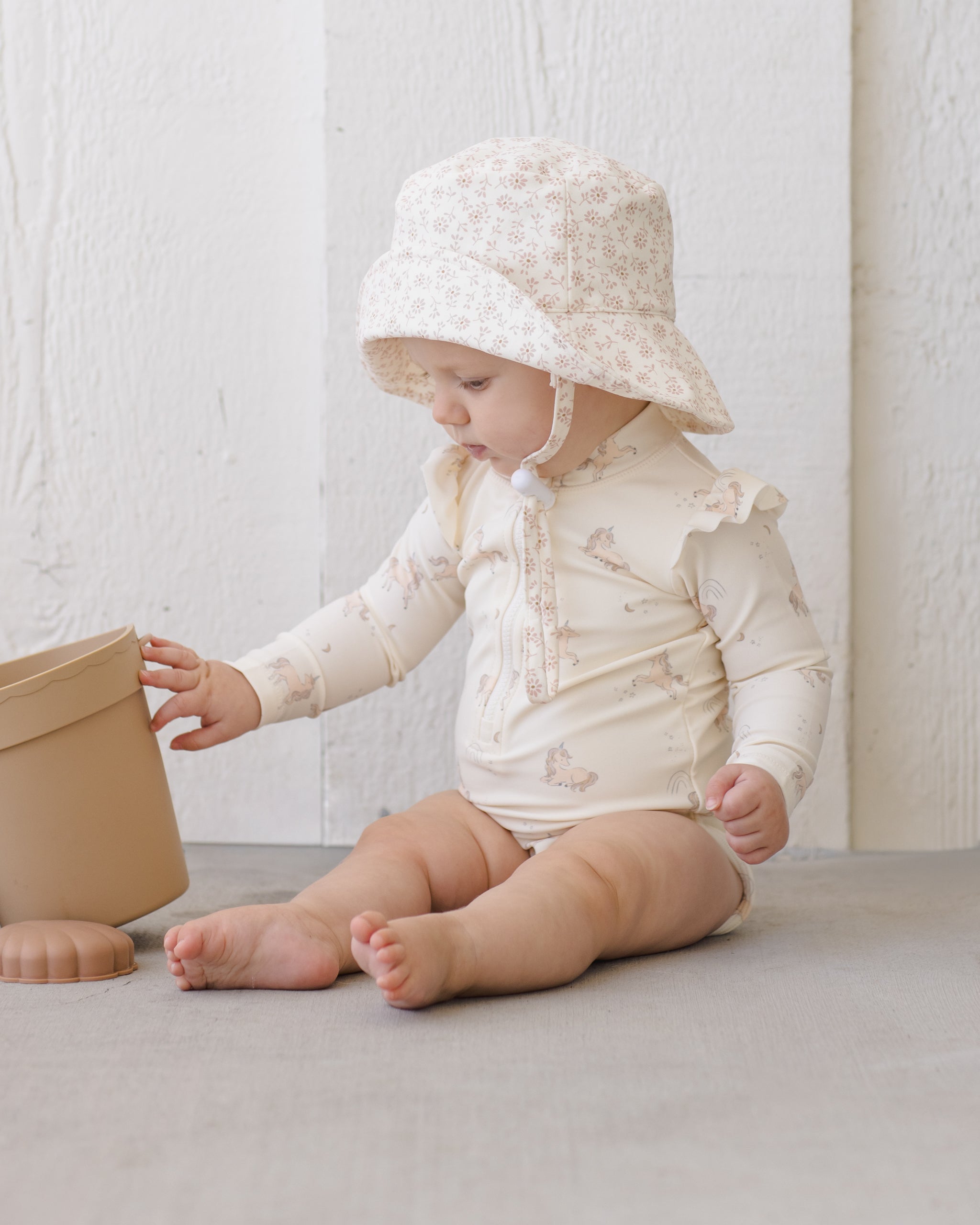 Byron Rashguard One-Piece Unicorns - Rylee + Cru | Kids Clothes | Trendy Baby Clothes | Modern Infant Outfits |