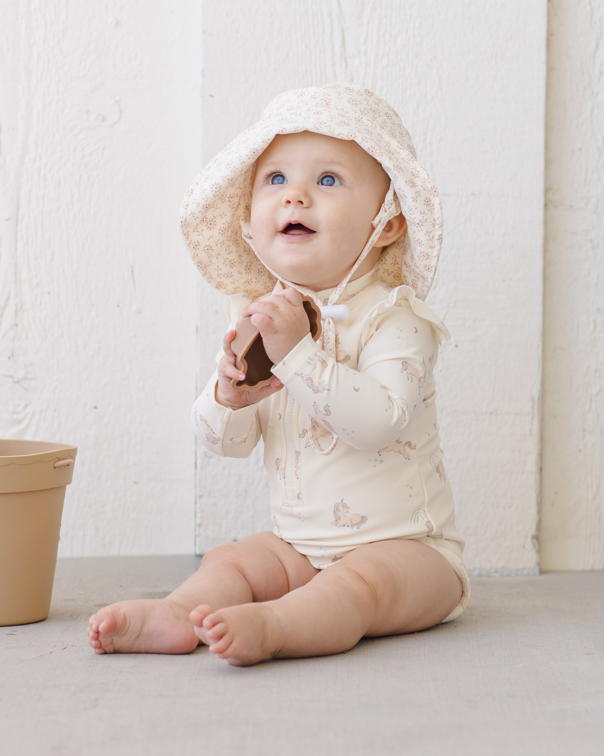 Byron Rashguard One-Piece Unicorns - Rylee + Cru | Kids Clothes | Trendy Baby Clothes | Modern Infant Outfits |