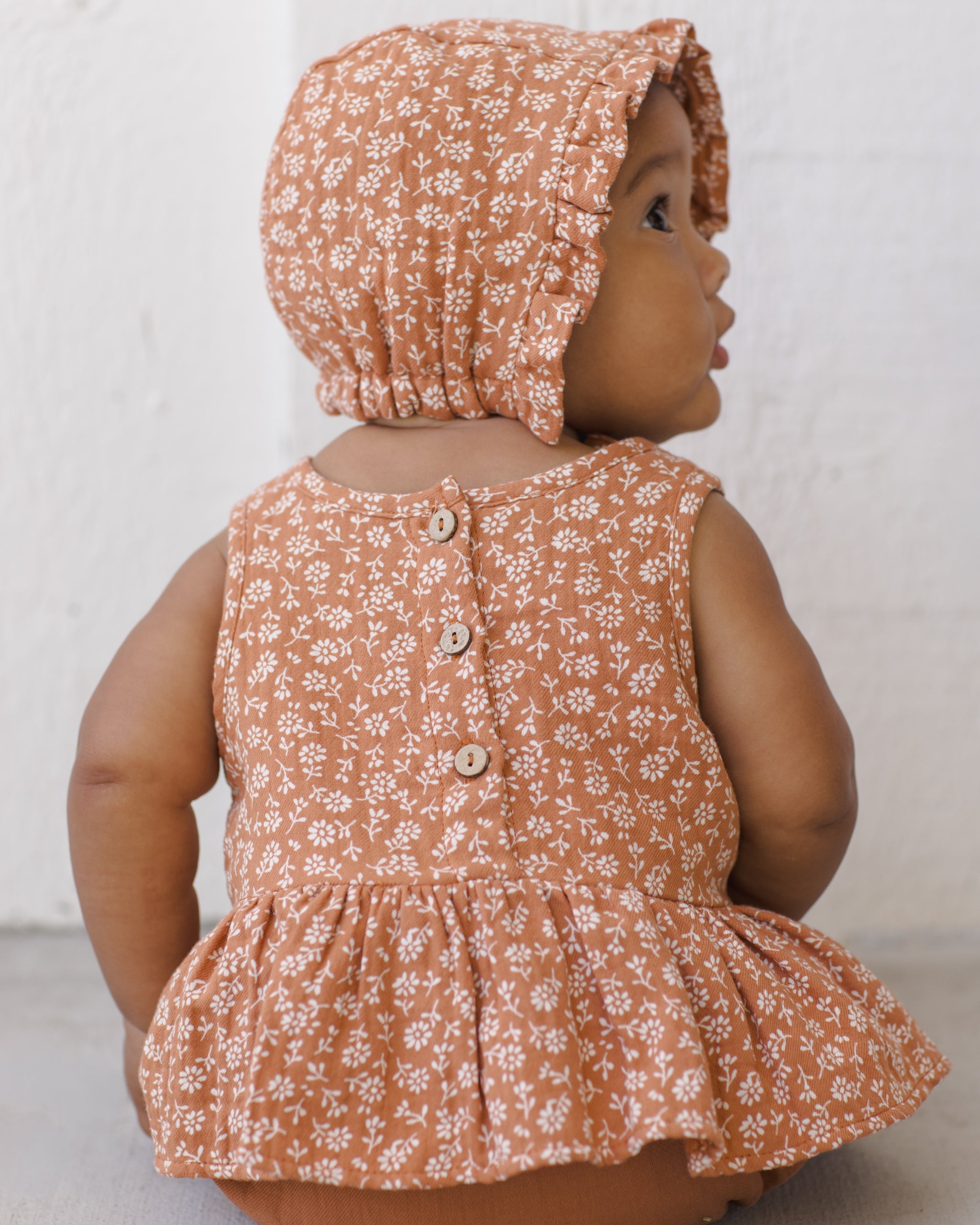 Sleeveless Peplum Set Poppy Floral - Rylee + Cru | Kids Clothes | Trendy Baby Clothes | Modern Infant Outfits |