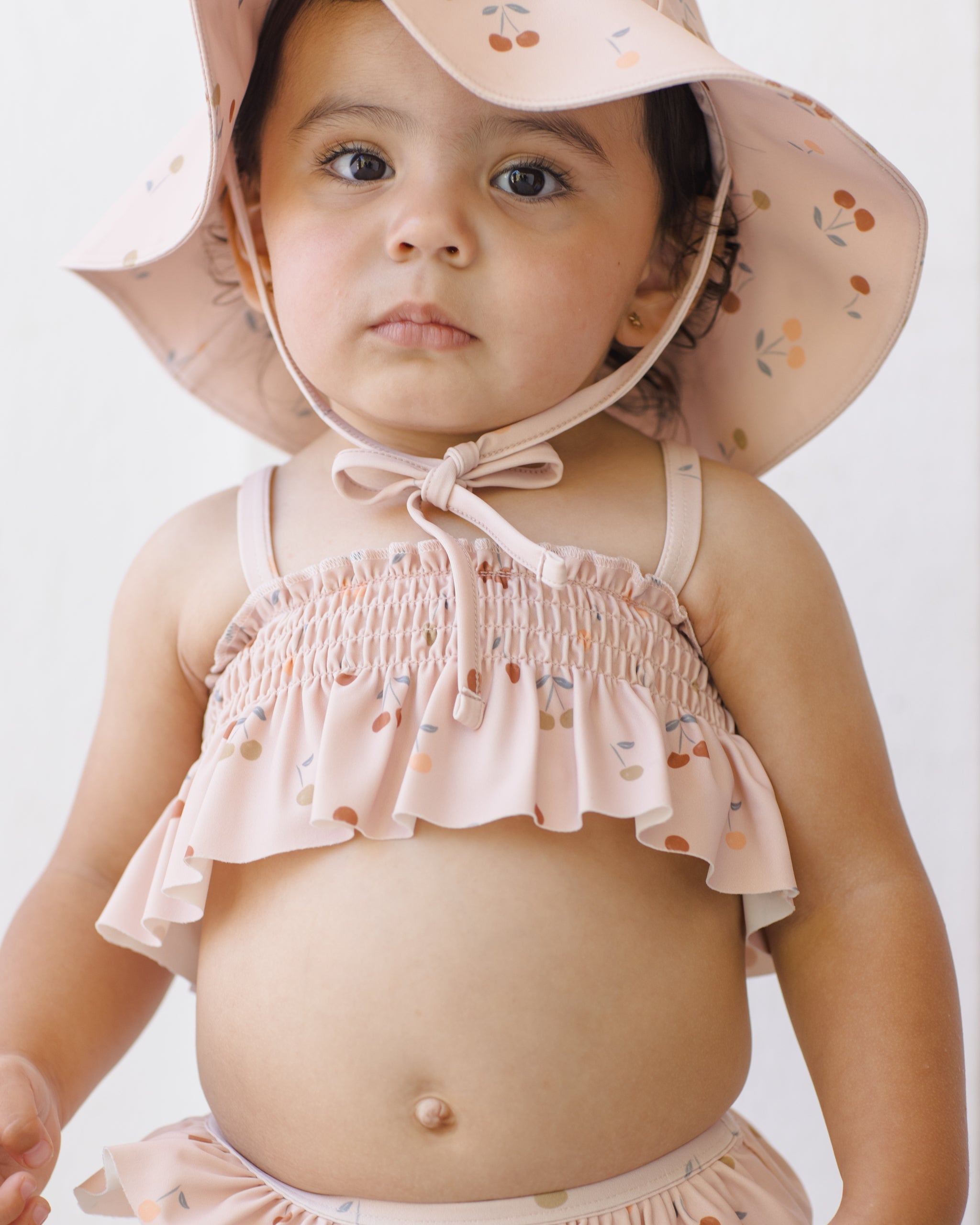 Sun Hat Cherries - Rylee + Cru | Kids Clothes | Trendy Baby Clothes | Modern Infant Outfits |