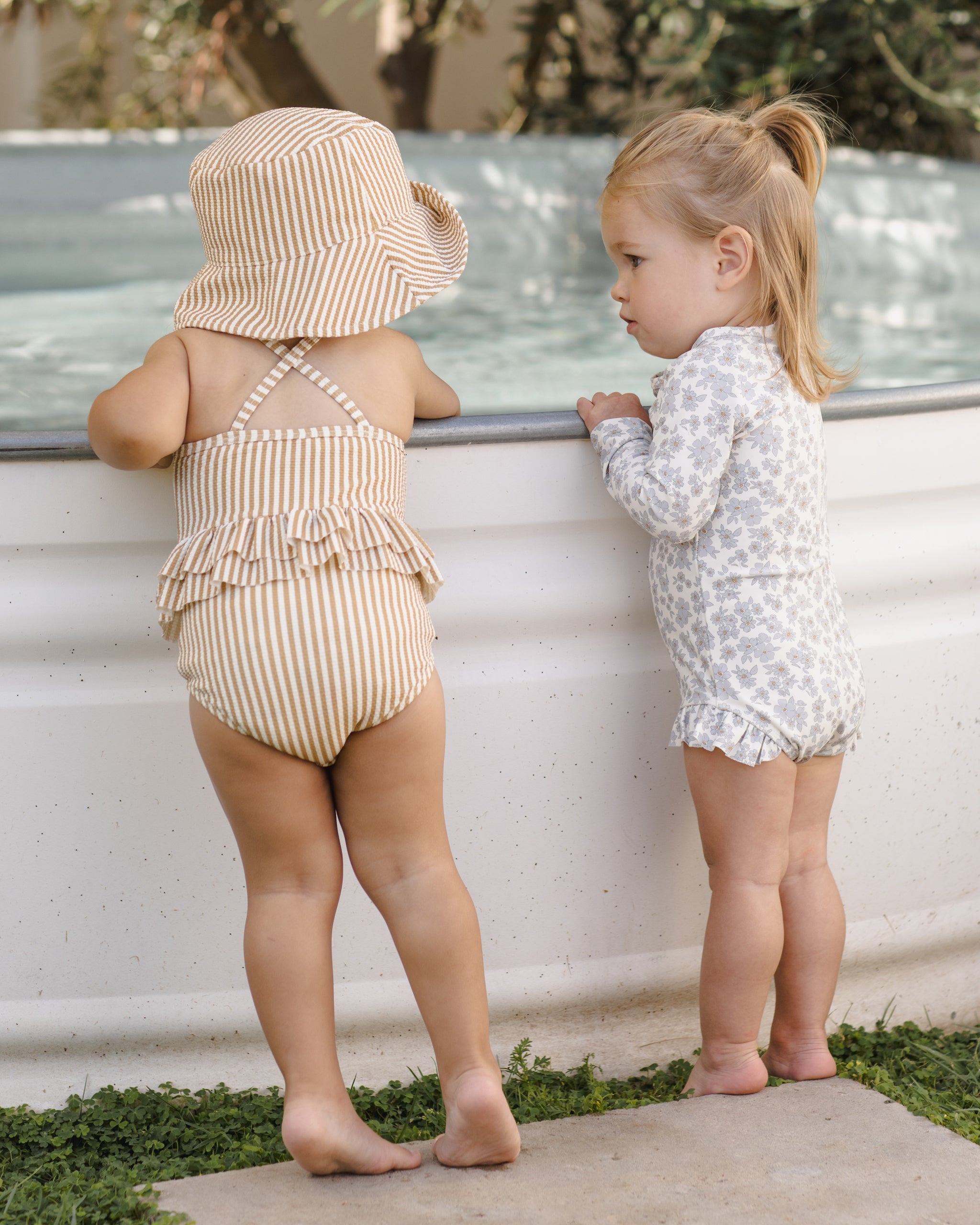 Bucket Hat Honey Stripe Small - Rylee + Cru | Kids Clothes | Trendy Baby Clothes | Modern Infant Outfits |